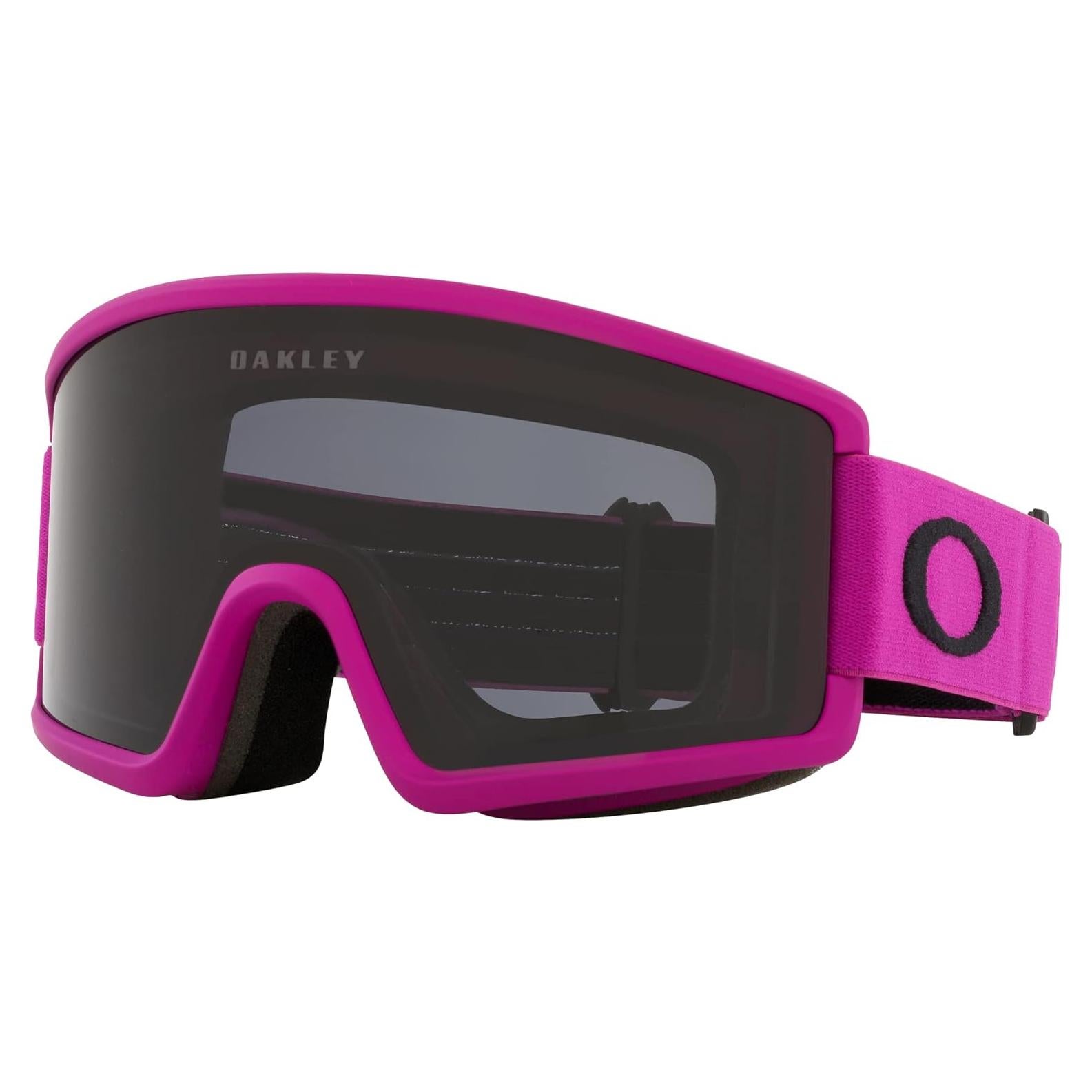 Gafas de Nieve Oakley Target Line M - Correa Púrpura, Lente Gris