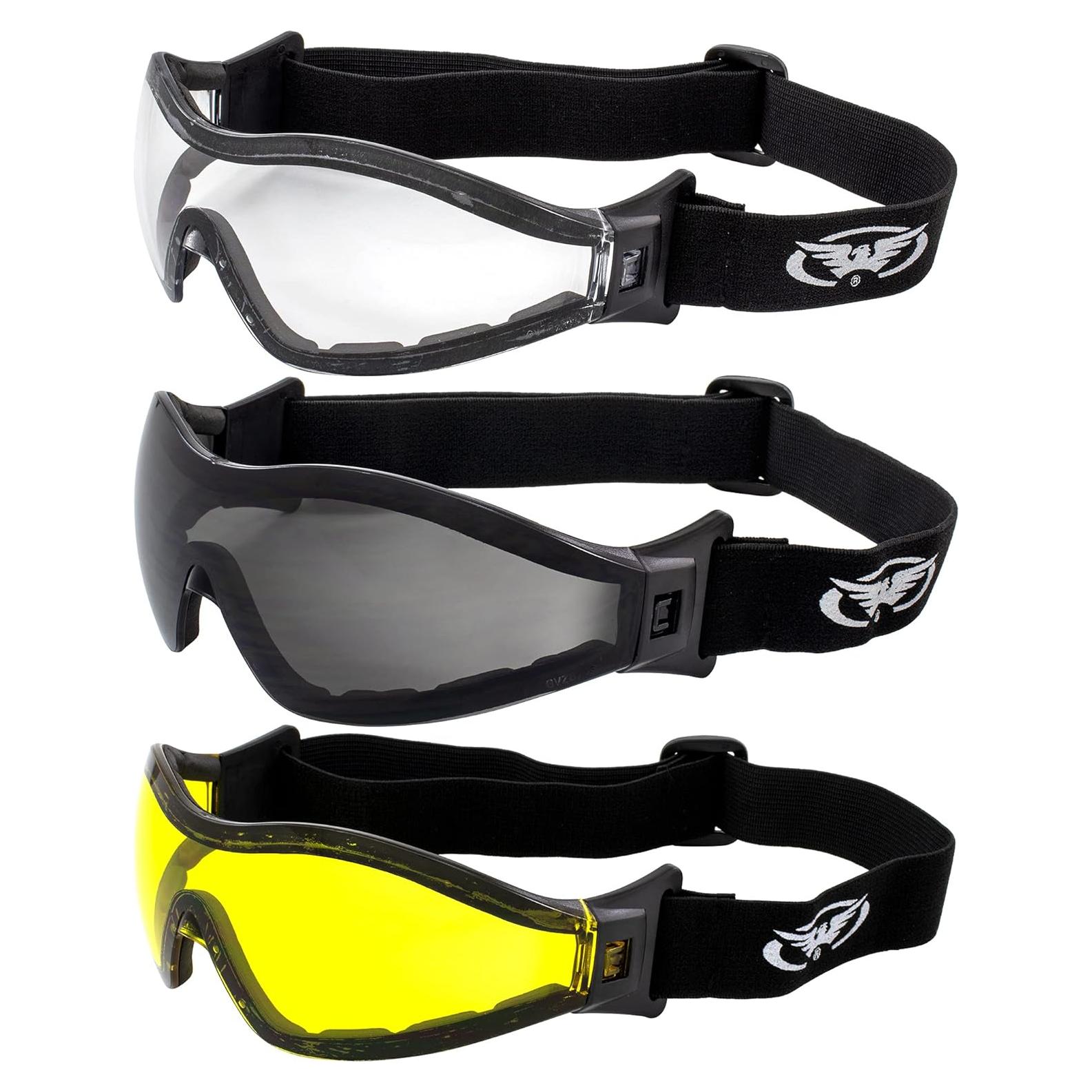 Gafas de Motocicleta Global Vision Z-33 Antivaho UV400