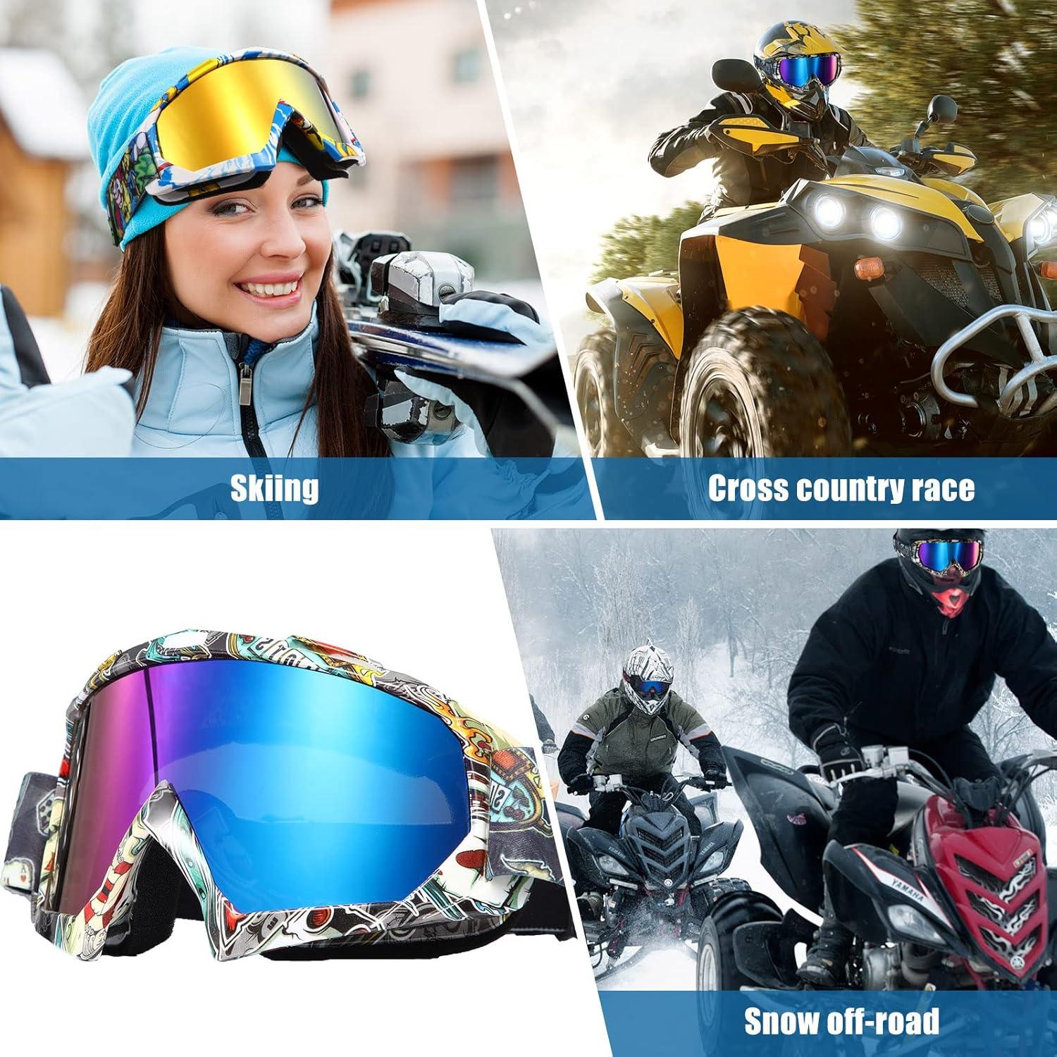 Gafas de Motocross Antivaho Fiada - 2 Pcs Unisex Clásico