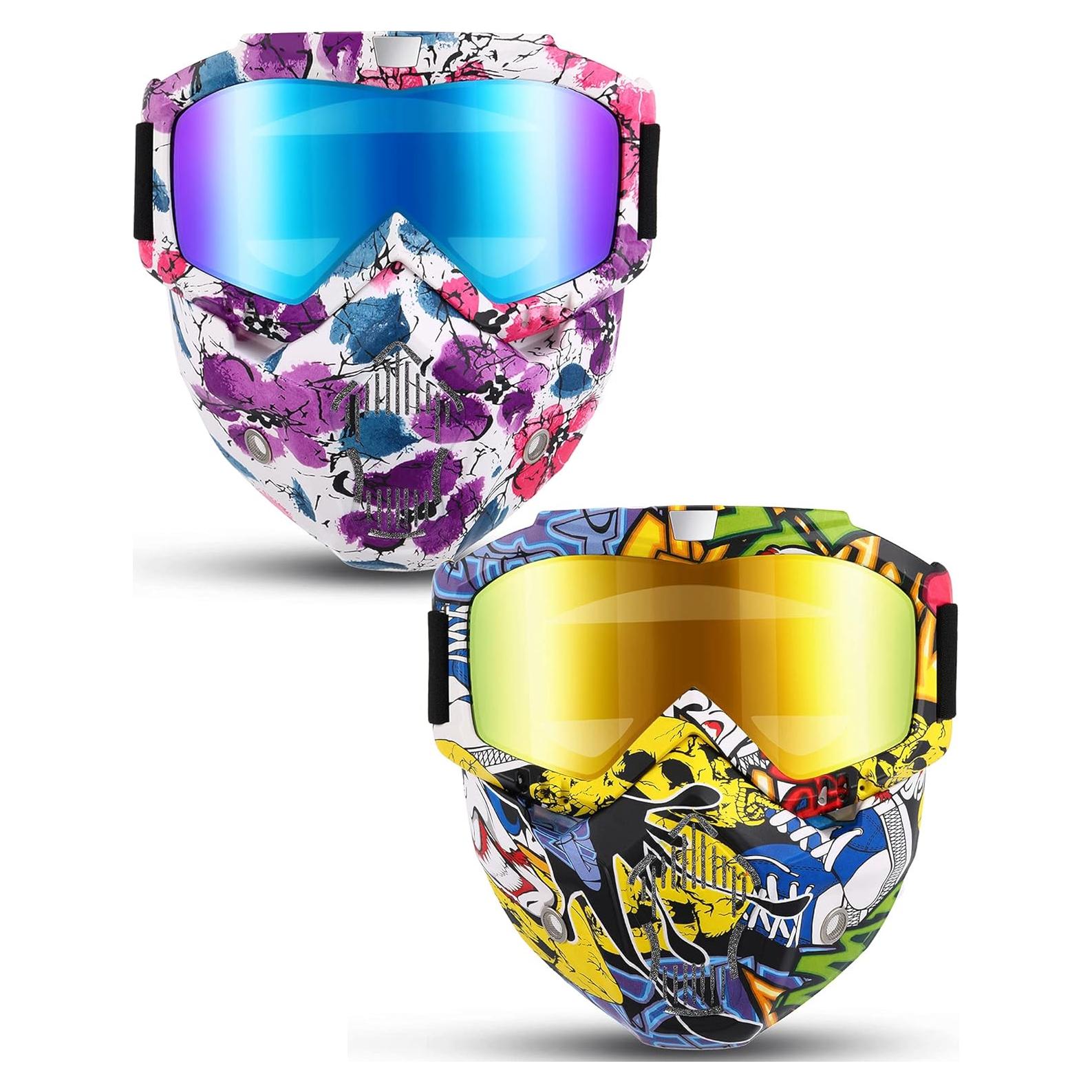 Gafas de Motocicleta Desmontables Frienda - Protección Facial