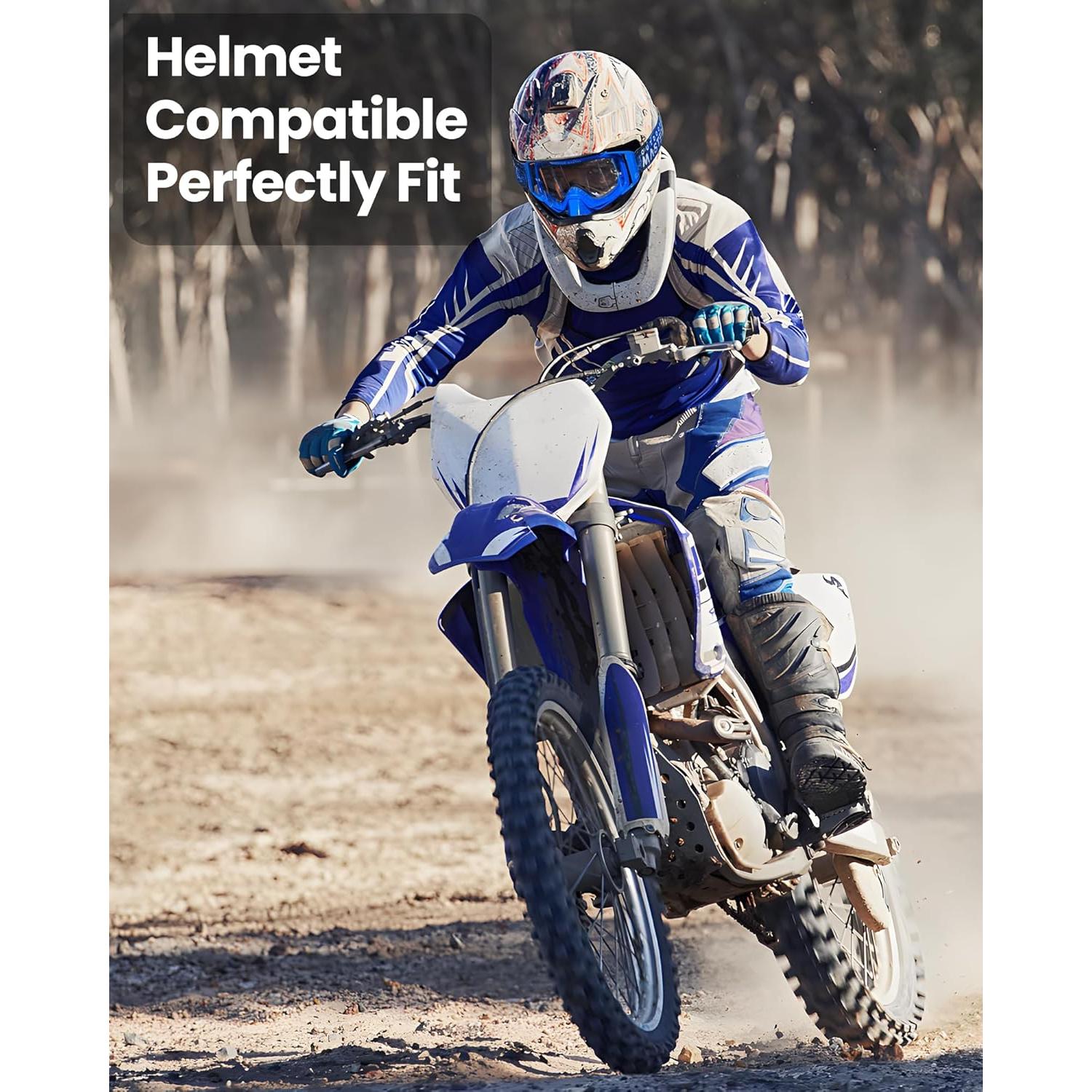 Gafas de Moto OutdoorMaster Mustang OTG Lente Claro Unisex