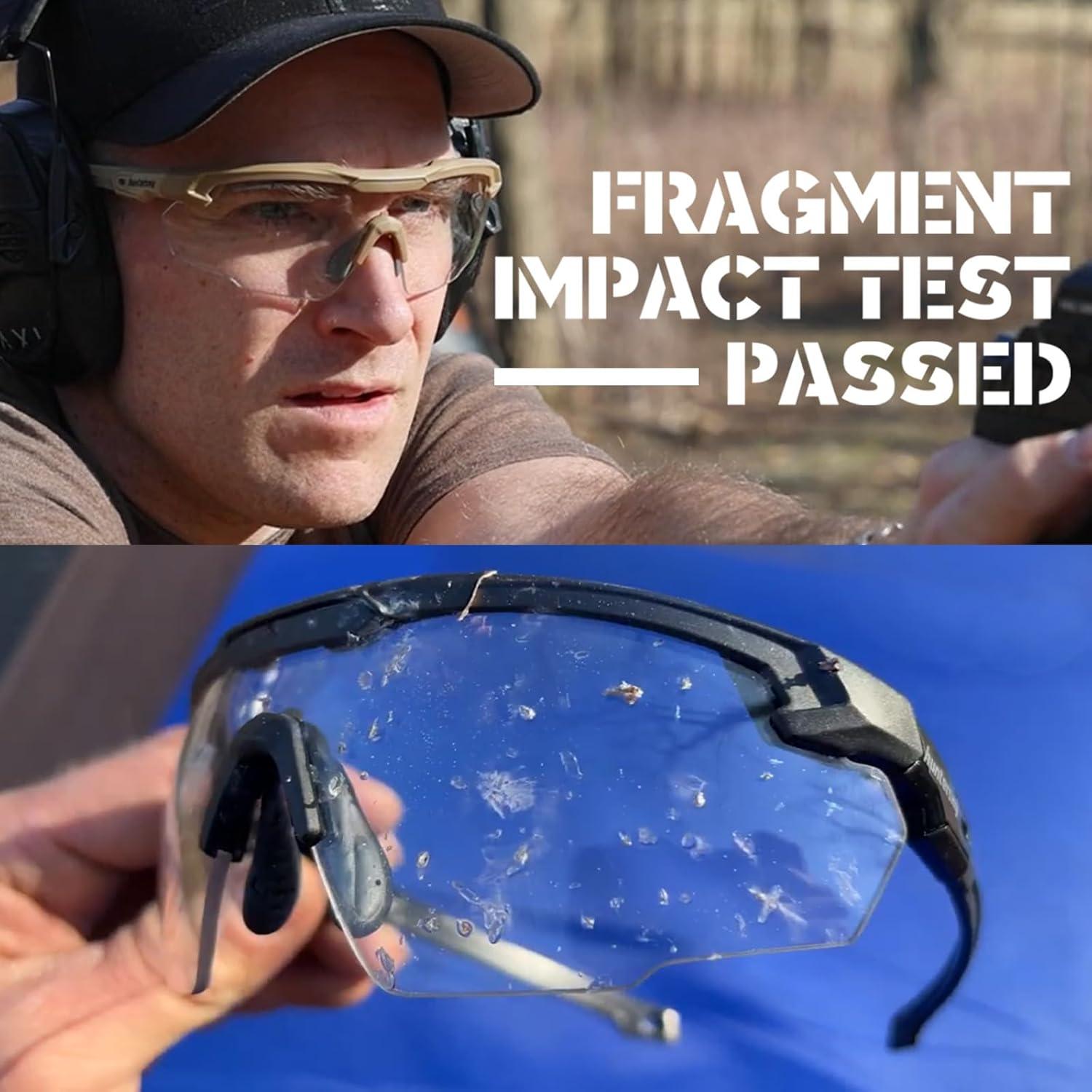 Gafas de Seguridad Antivaho HTS HUNTERSKY Grado Militar