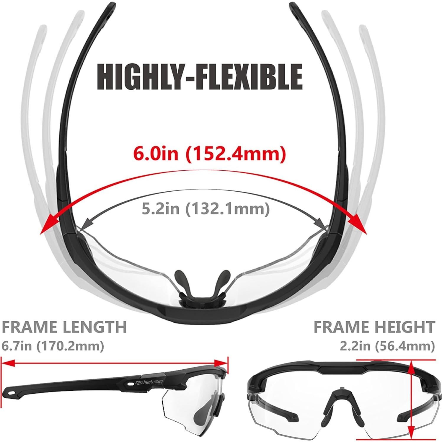 Gafas de Seguridad Antivaho HTS HUNTERSKY Grado Militar