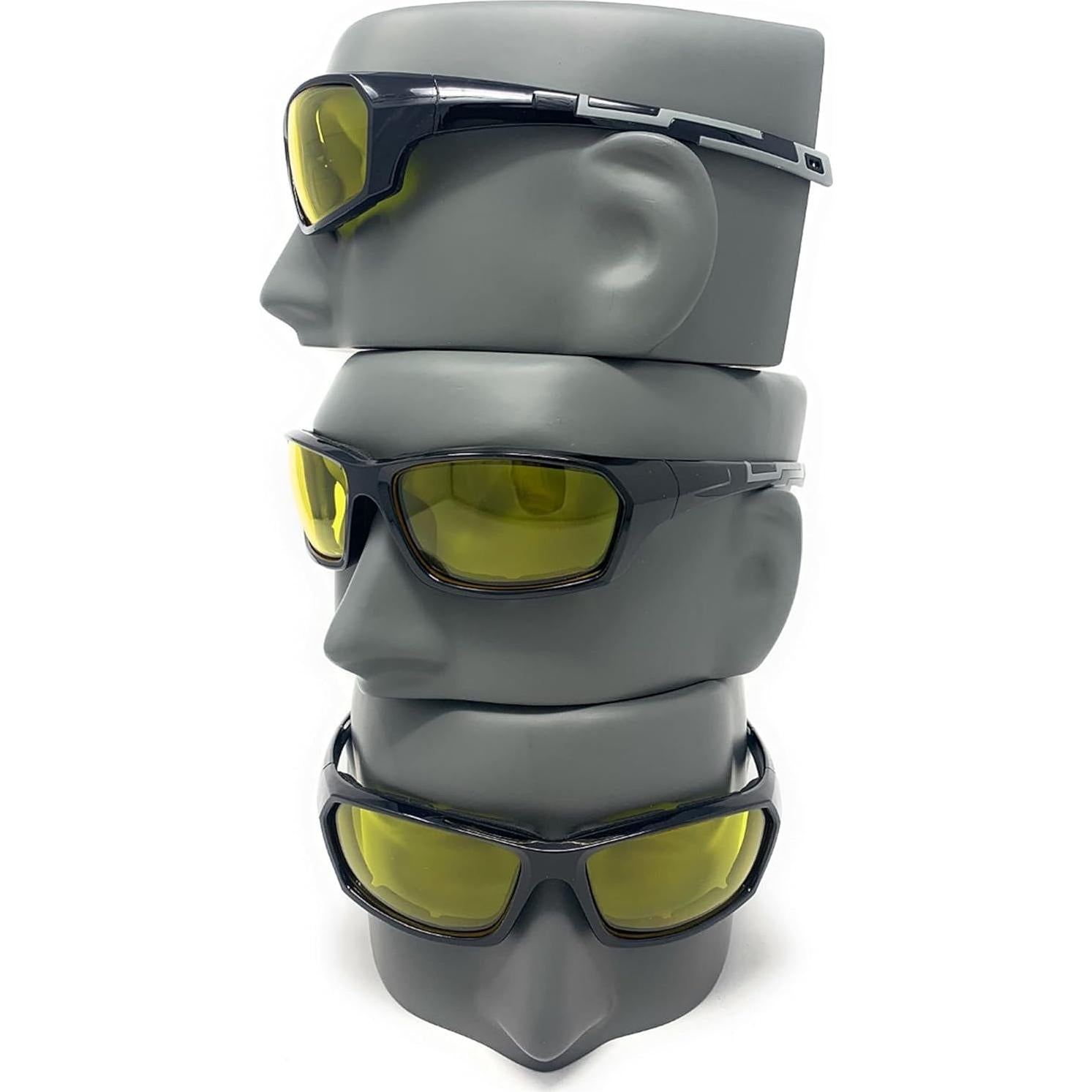 Gafas de Sol Padded Biker CS - Protección UV400, Set 3 Lentes