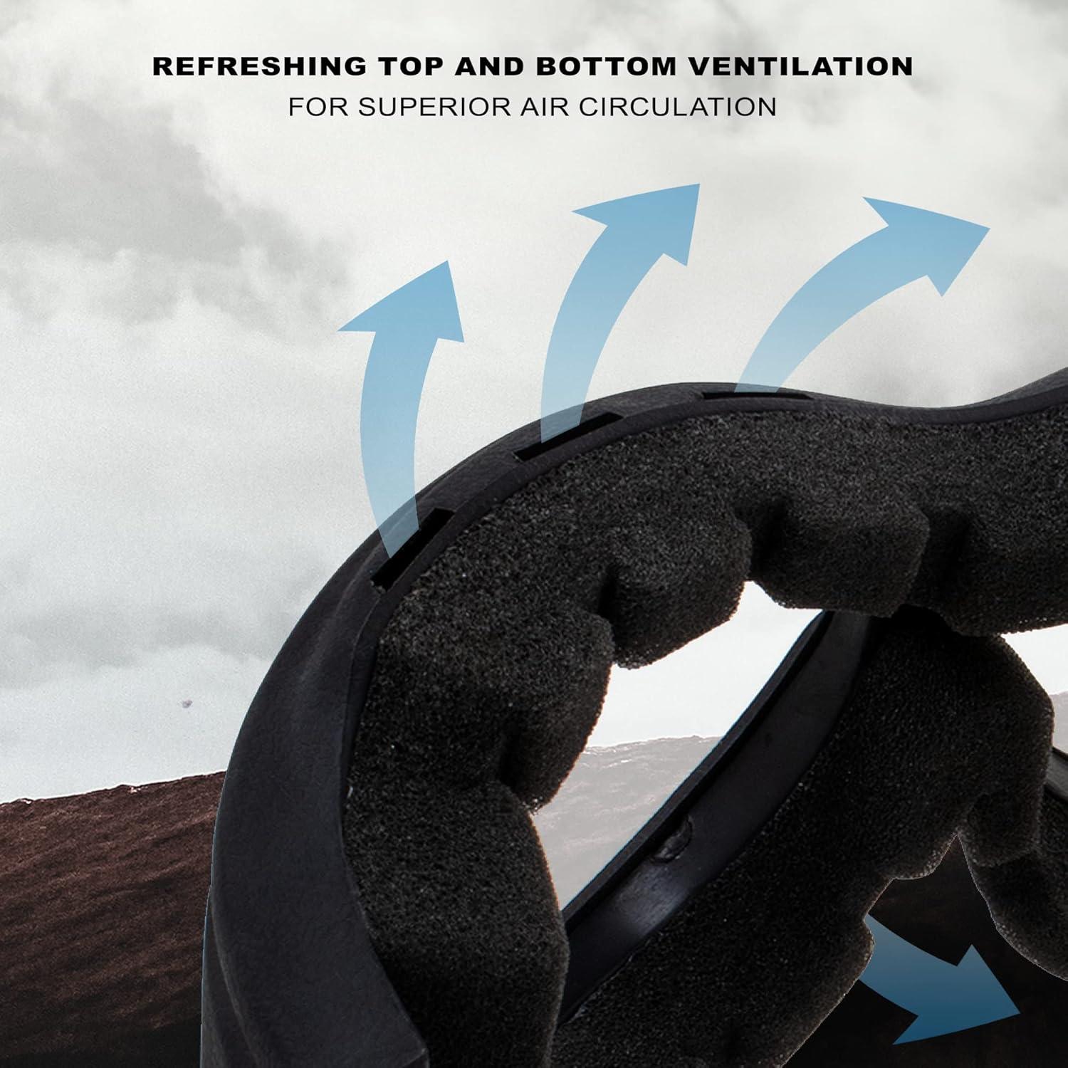 Gafas de Motocicleta Acolchadas Birdz Buitre - Lentes Claras