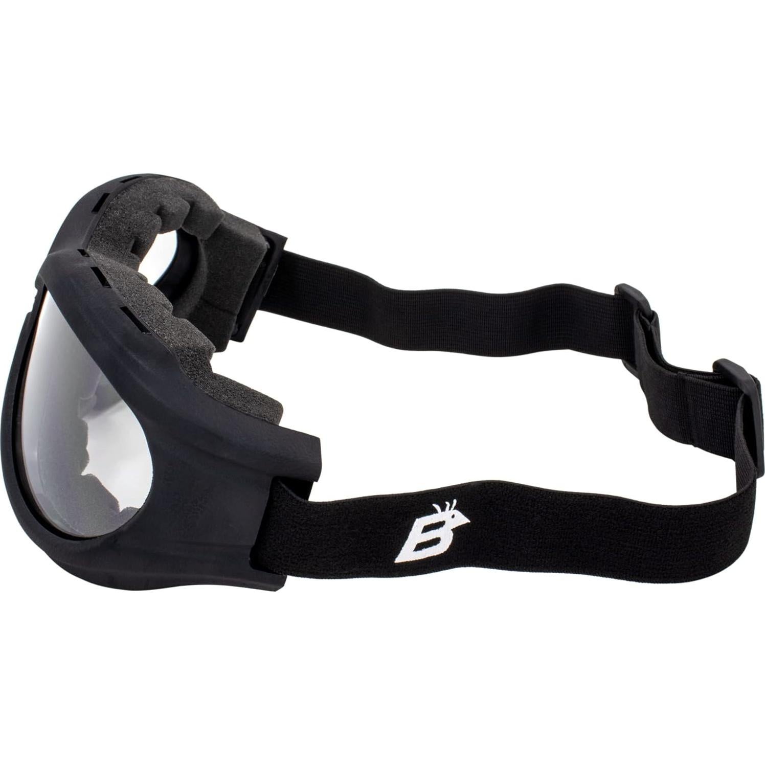 Gafas de Motocicleta Acolchadas Birdz Buitre - Lentes Claras