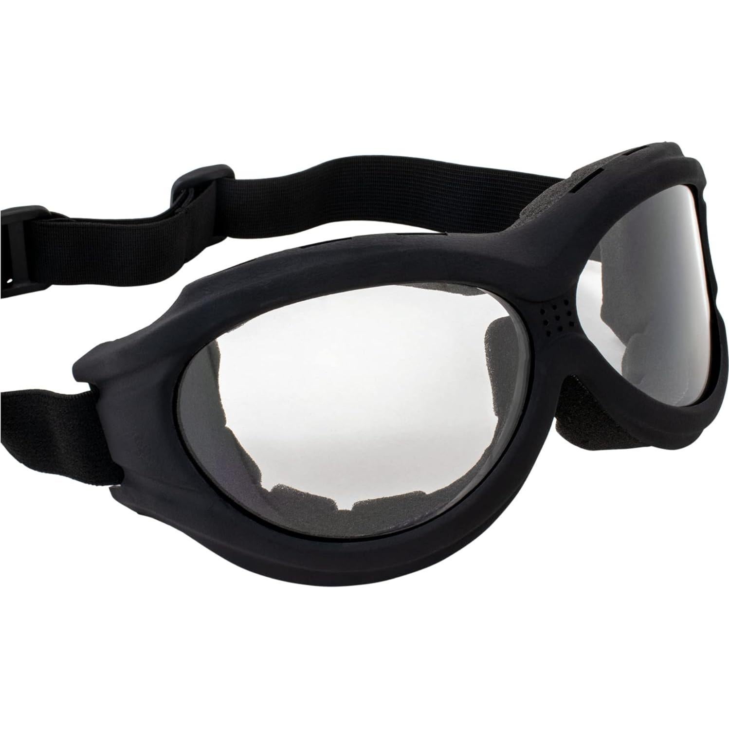 Gafas de Motocicleta Acolchadas Birdz Buitre - Lentes Claras
