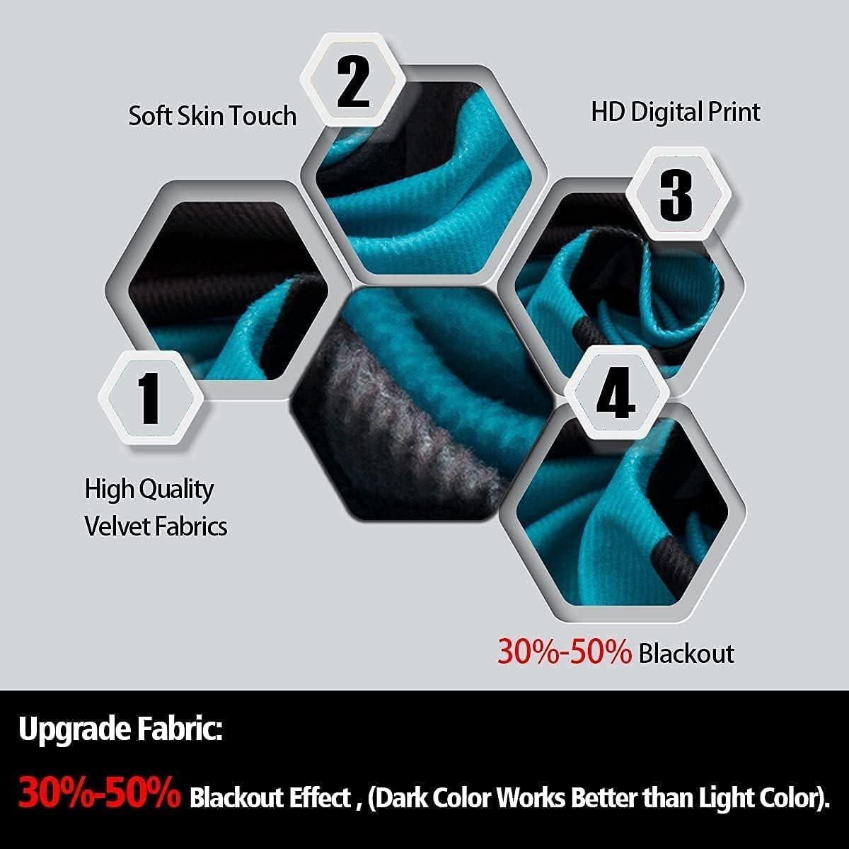 Cortinas Feelyou Dragón Mágicas 132x213 cm 2 Paneles