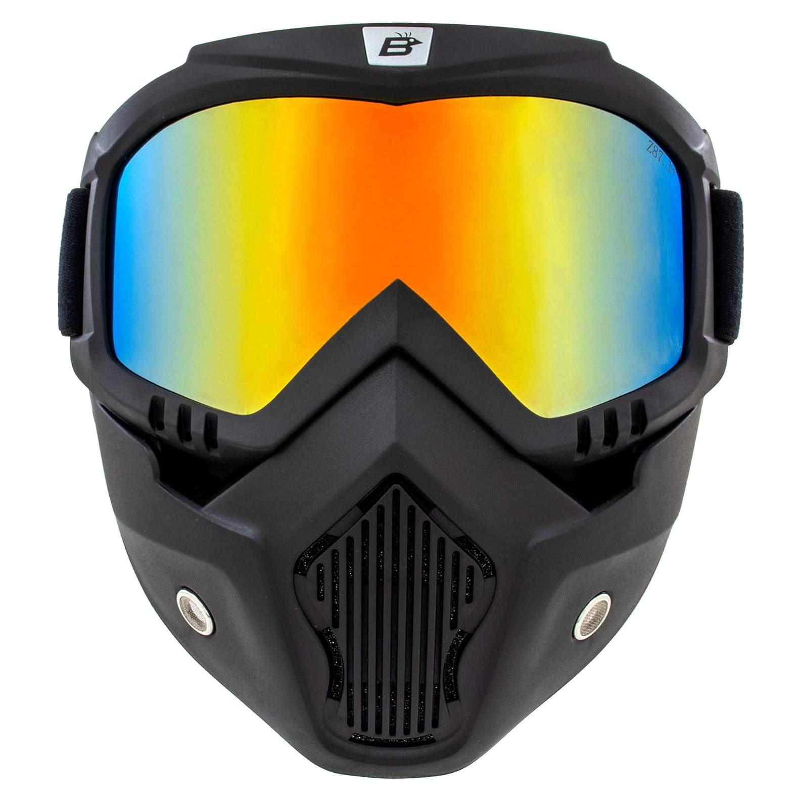 Gafas de Motocicleta Birdz Skylark con Máscara Desmontable