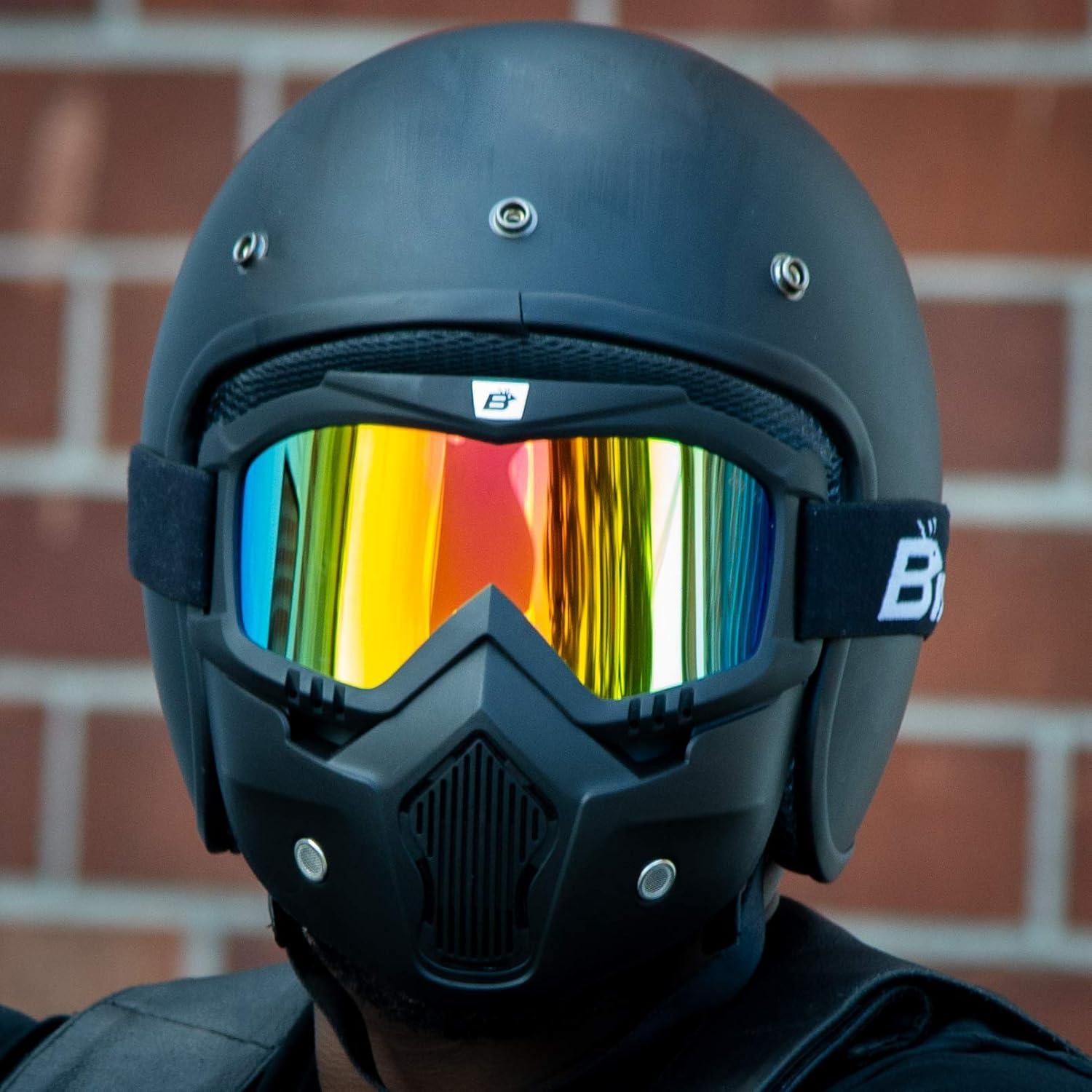 Gafas de Motocicleta Birdz Skylark con Máscara Desmontable