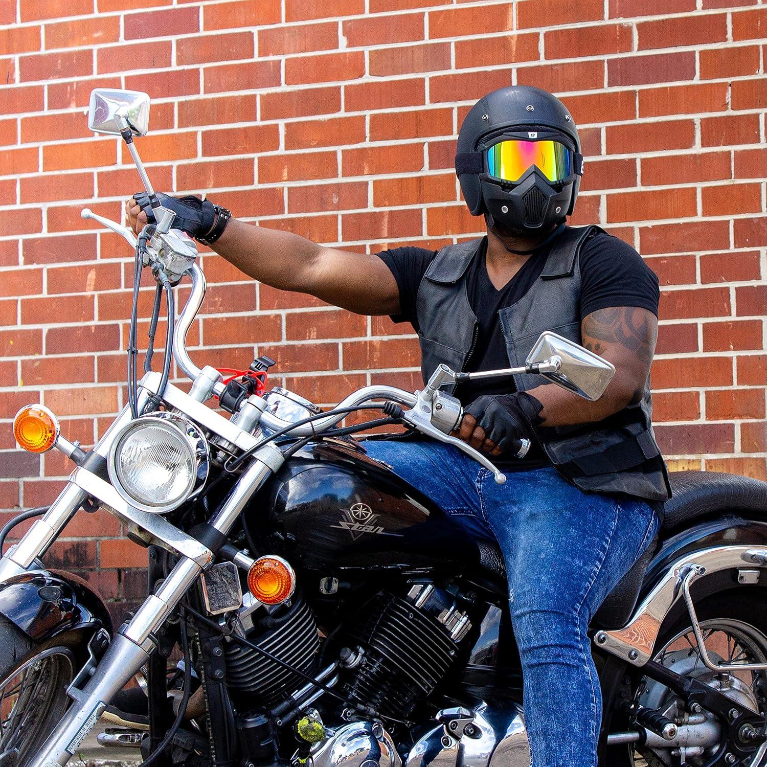 Gafas de Motocicleta Birdz Skylark con Máscara Desmontable