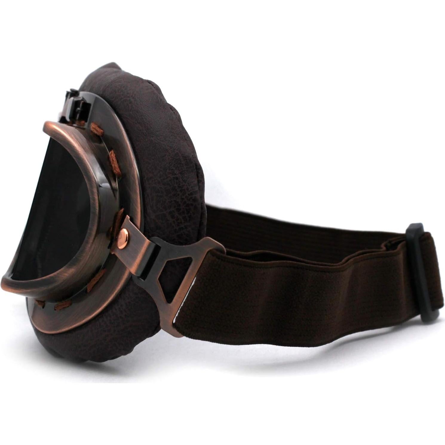 Gafas de Motocicleta Retro Acolchadas SA106 Cafe Racer