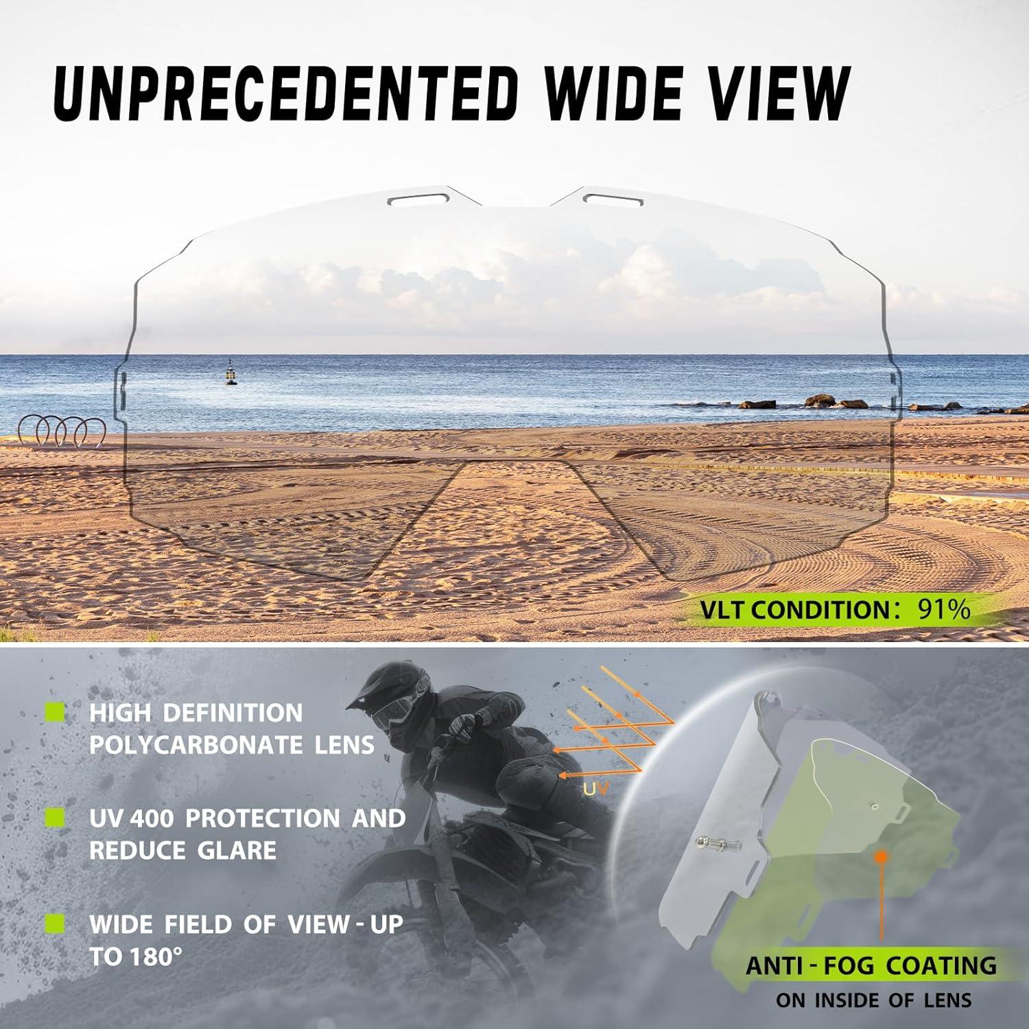 Lentes de Reemplazo Antivaho AMX10 - Lente Clara VLT 91%