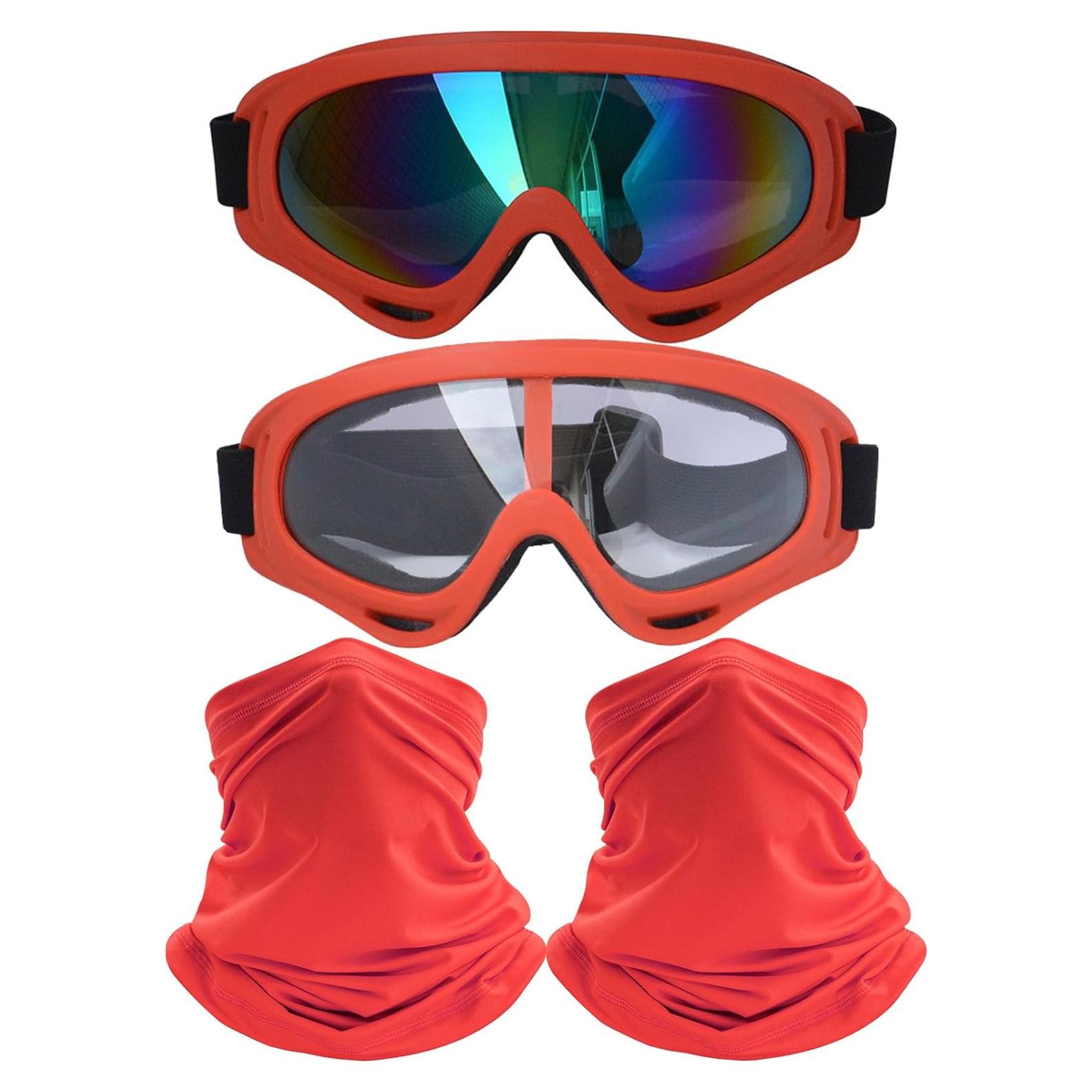 Gafas de Motocicleta Immoono MOON030 con Bufandas para el Cuello