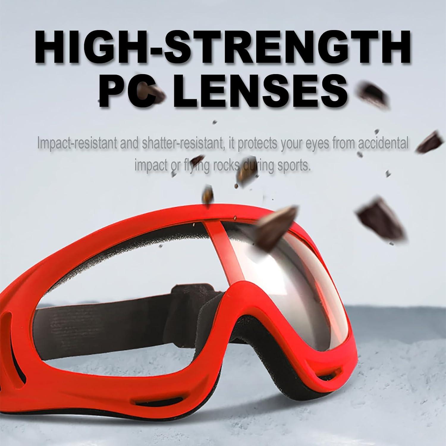 Gafas de Motocicleta Immoono MOON030 con Bufandas para el Cuello