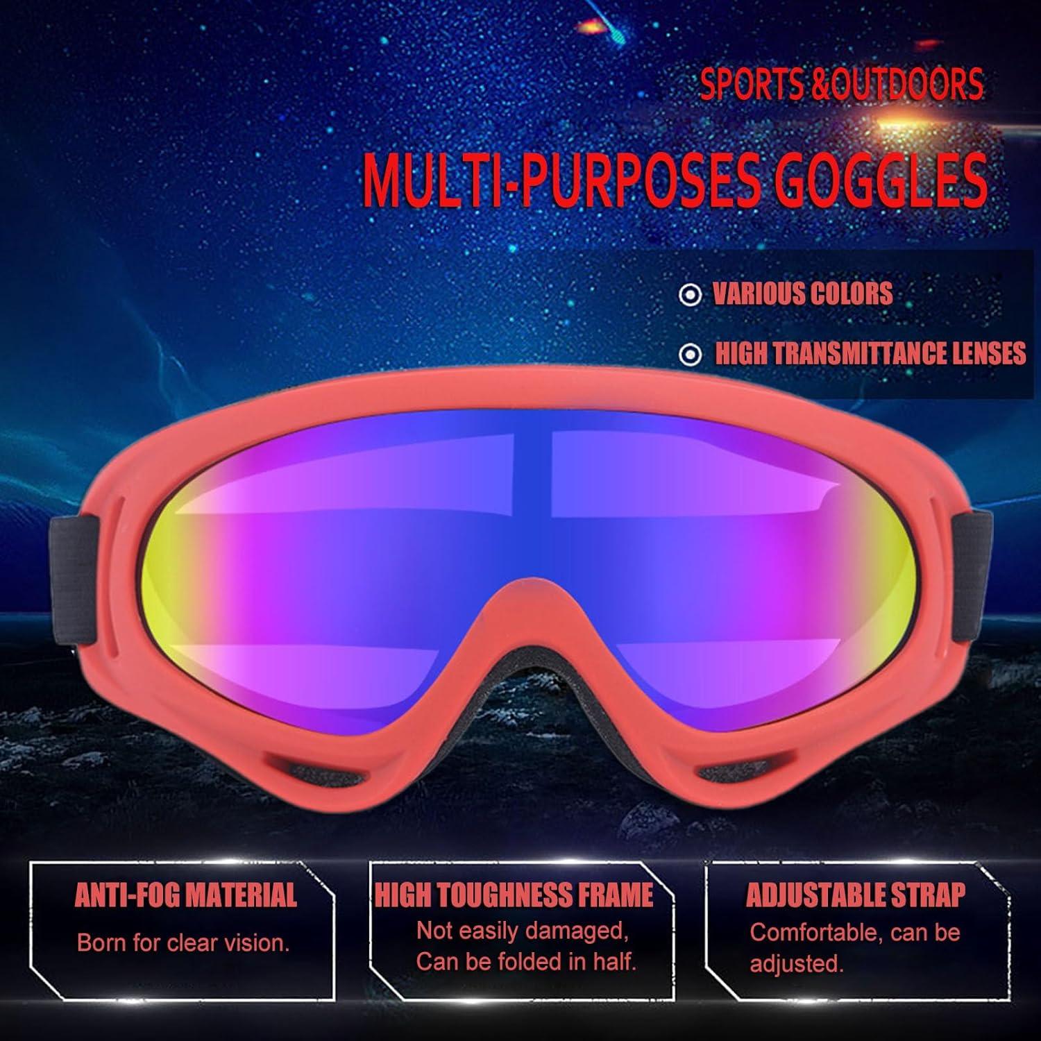 Gafas de Motocicleta Immoono MOON030 con Bufandas para el Cuello