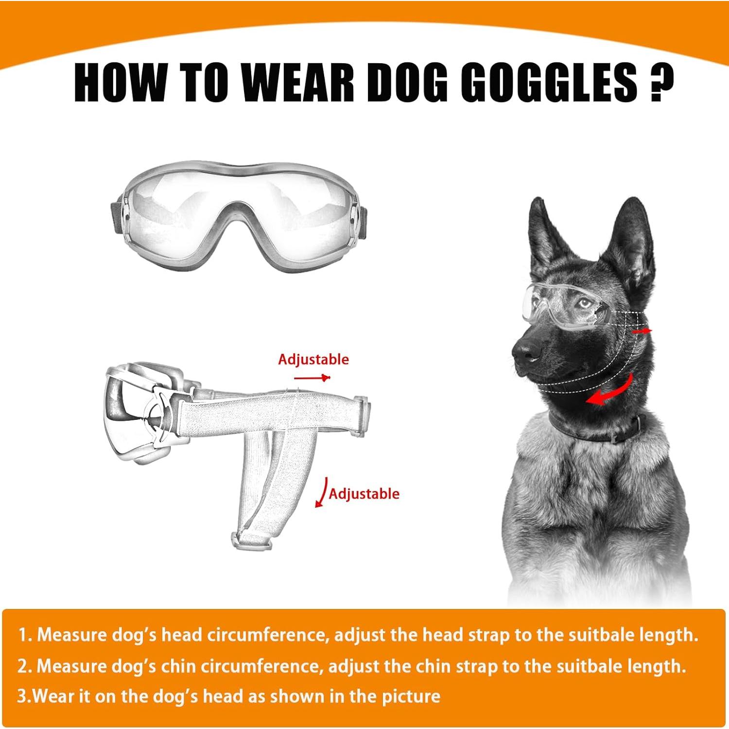 Gafas de sol para perros Mitubati GYJ-001 UV y viento