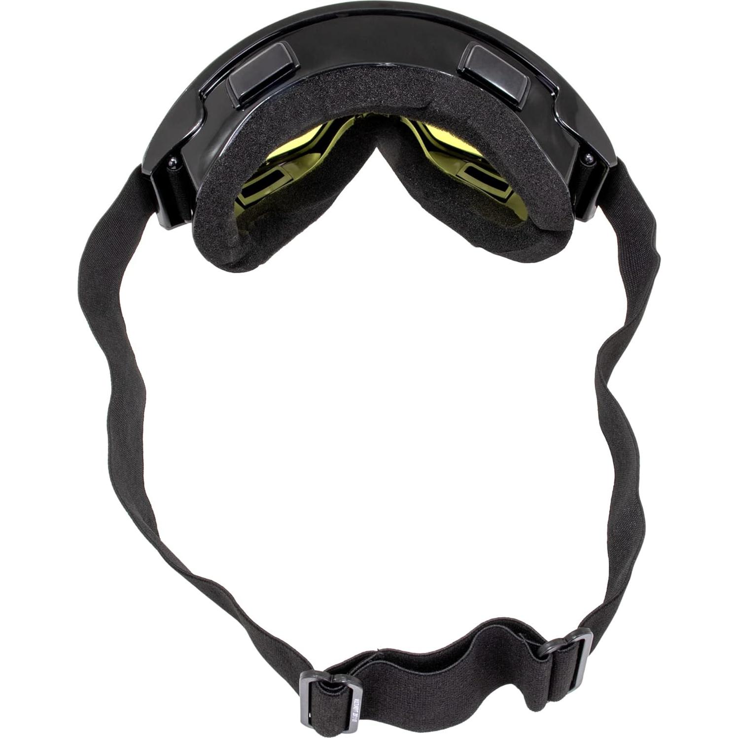 Gafas de Motocicleta Birdz Eyewear Buitre con Lentes Amarillos