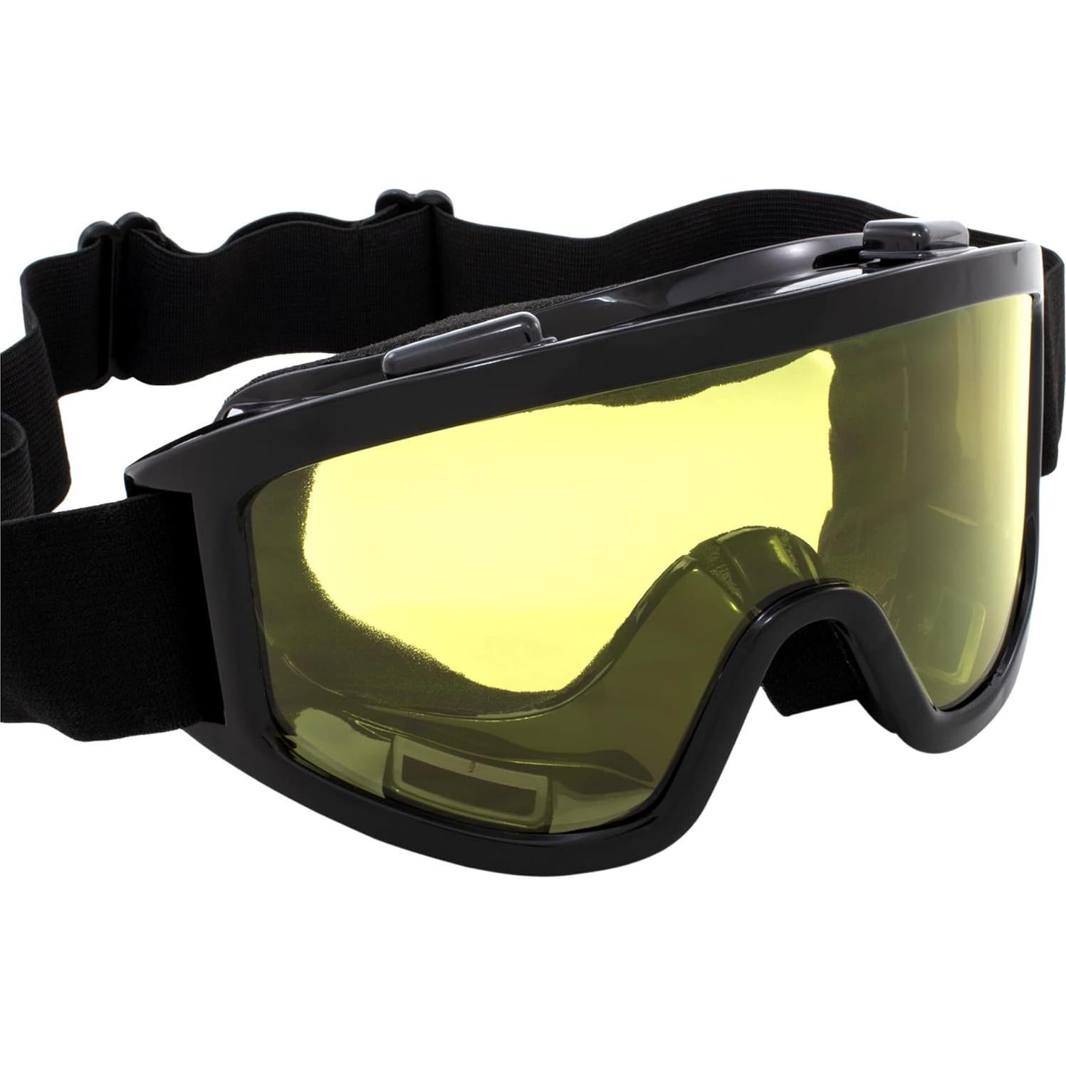 Gafas de Motocicleta Birdz Eyewear Buitre con Lentes Amarillos
