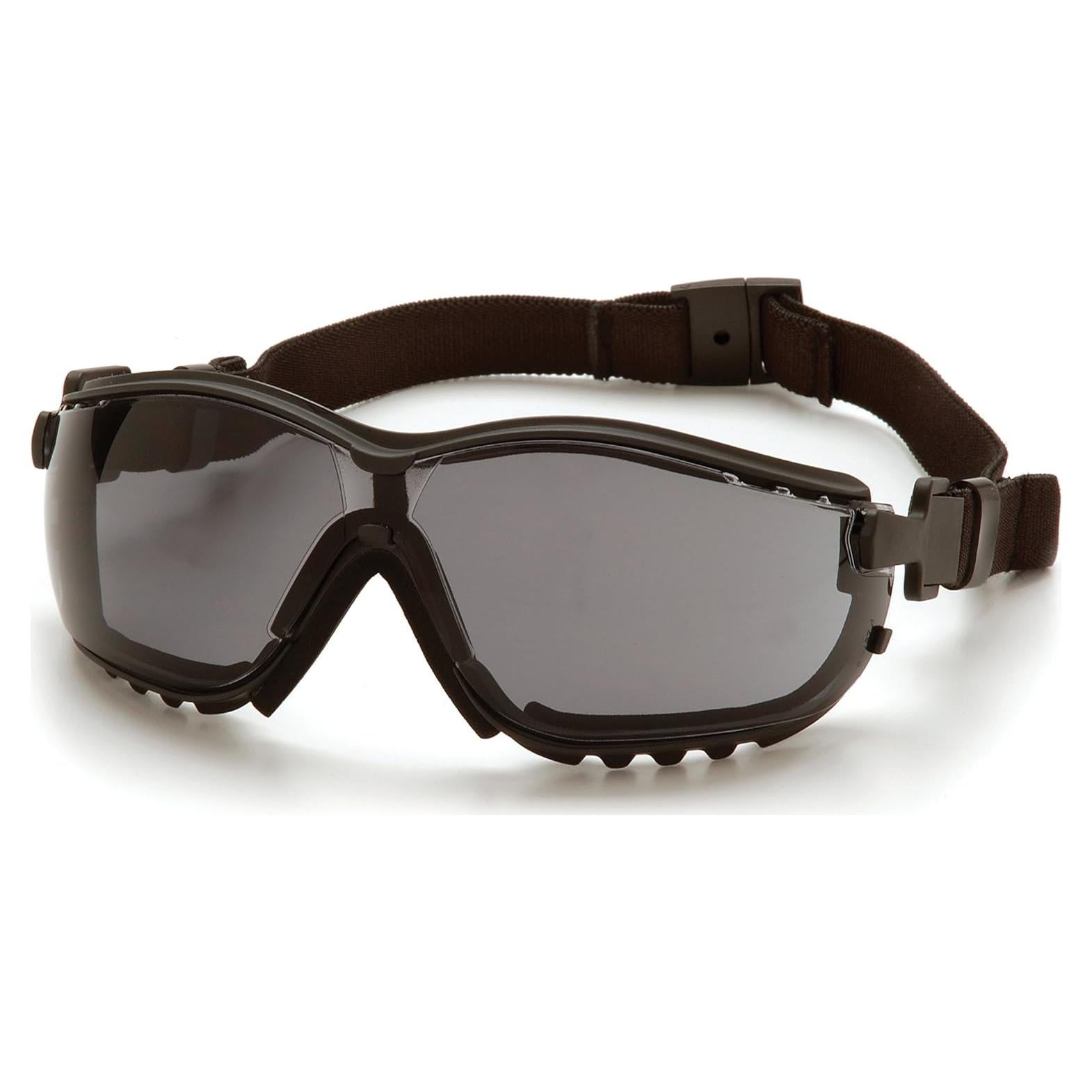 Gafas de Seguridad Pyramex V2G Marco Negro Lente Ámbar