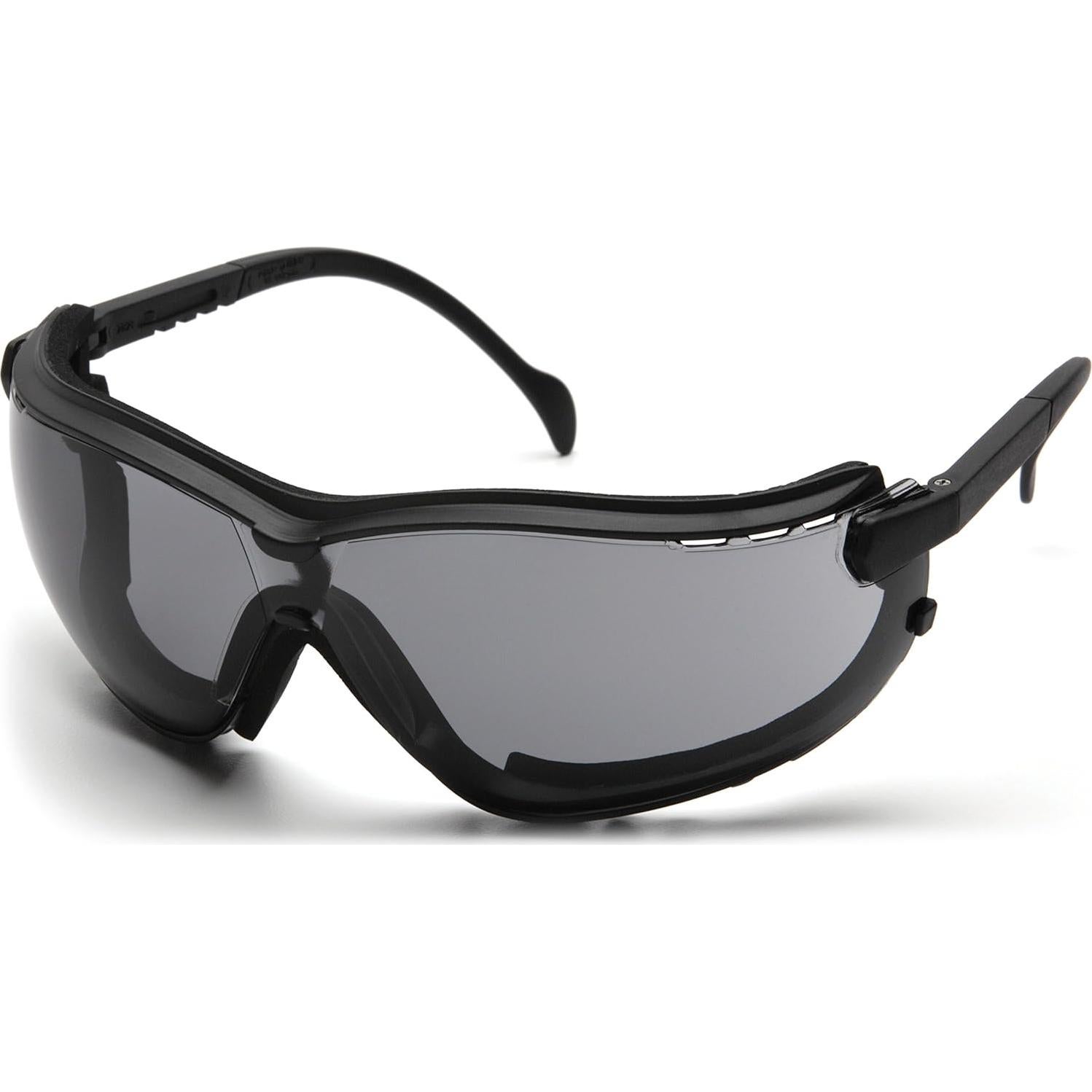 Gafas de Seguridad Pyramex V2G Marco Negro Lente Ámbar
