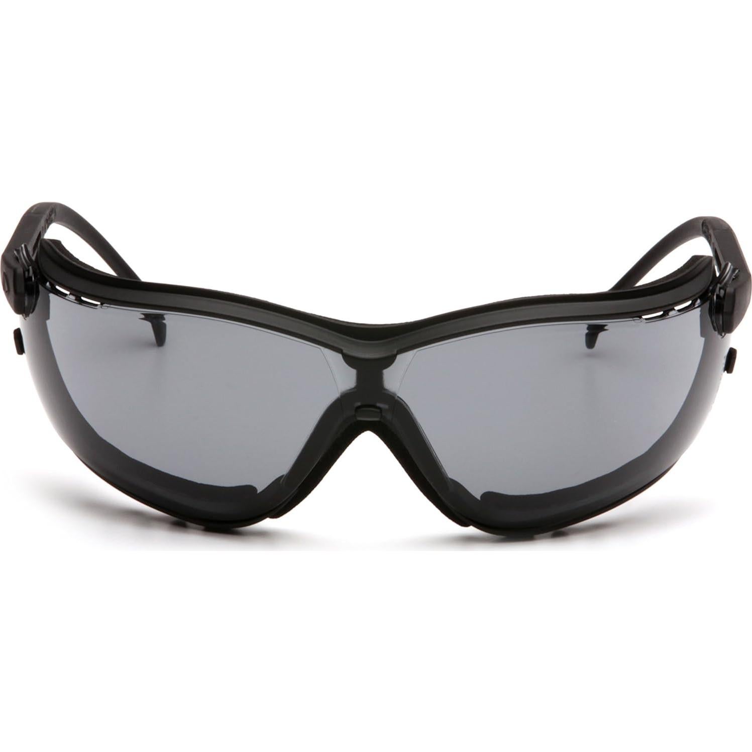 Gafas de Seguridad Pyramex V2G Marco Negro Lente Ámbar