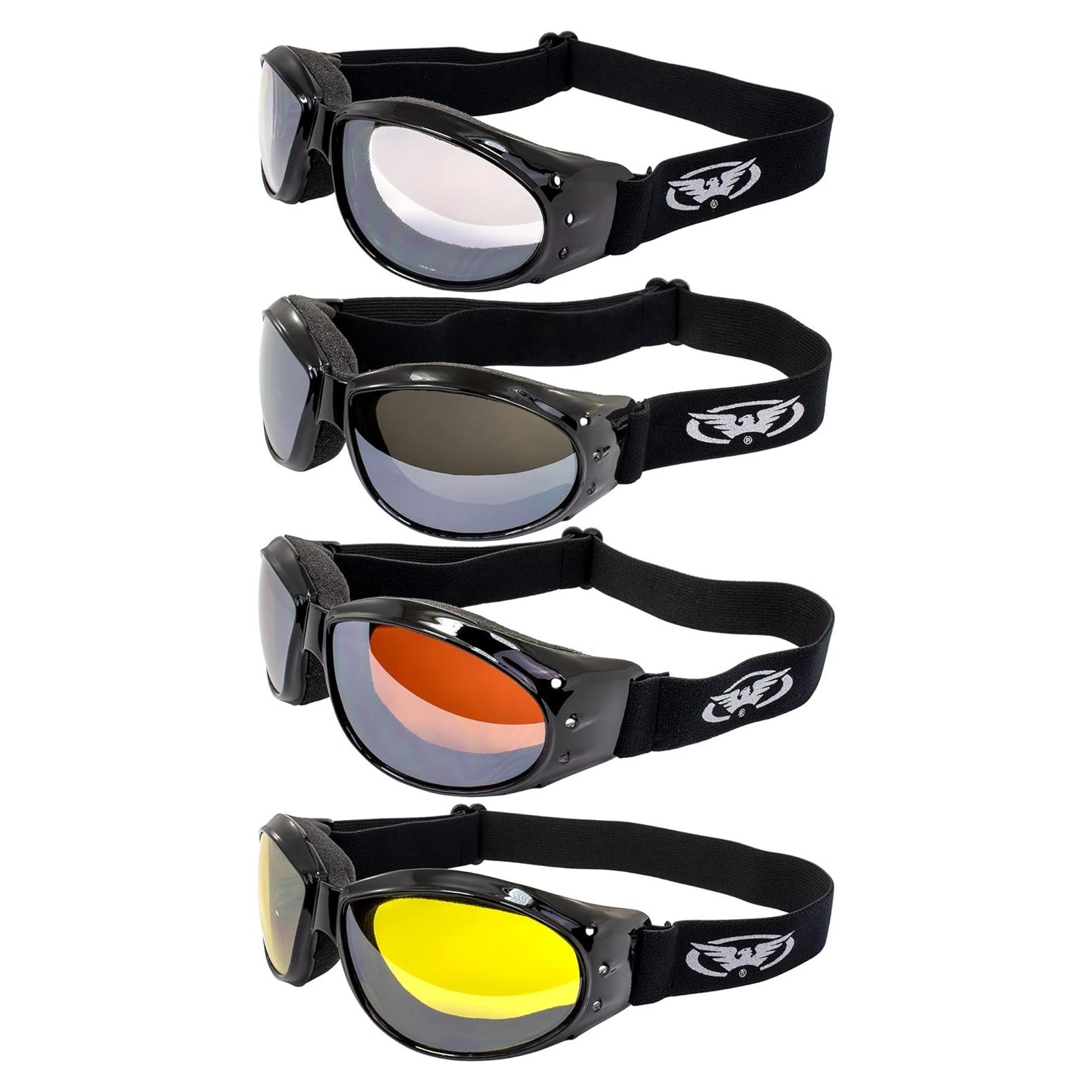 Gafas de Motocicleta Global Vision Eliminator 4 Pares Antivaho