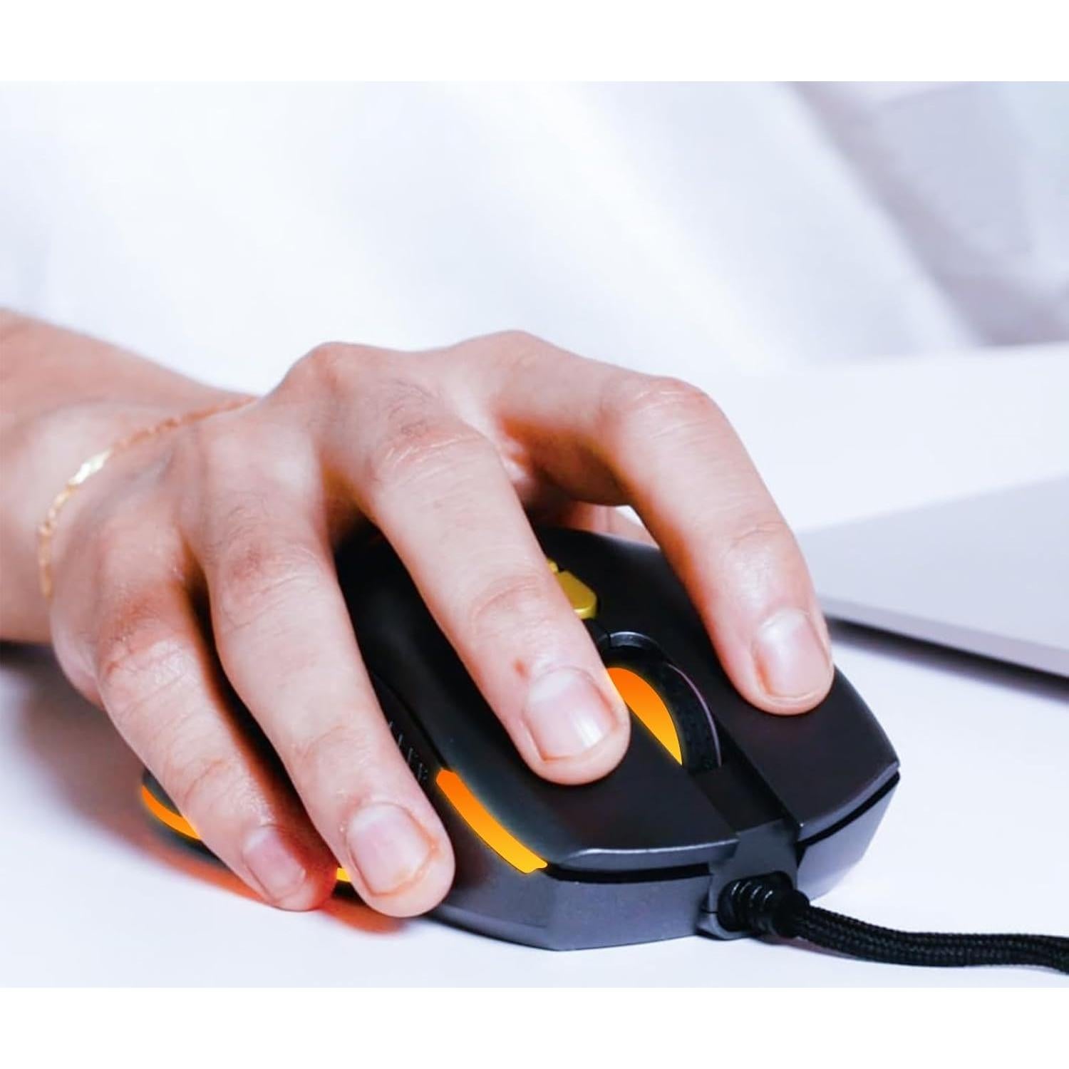 Ratón Gaming M-1 Shenzhen 12,000DPI Ergonómico con Cable