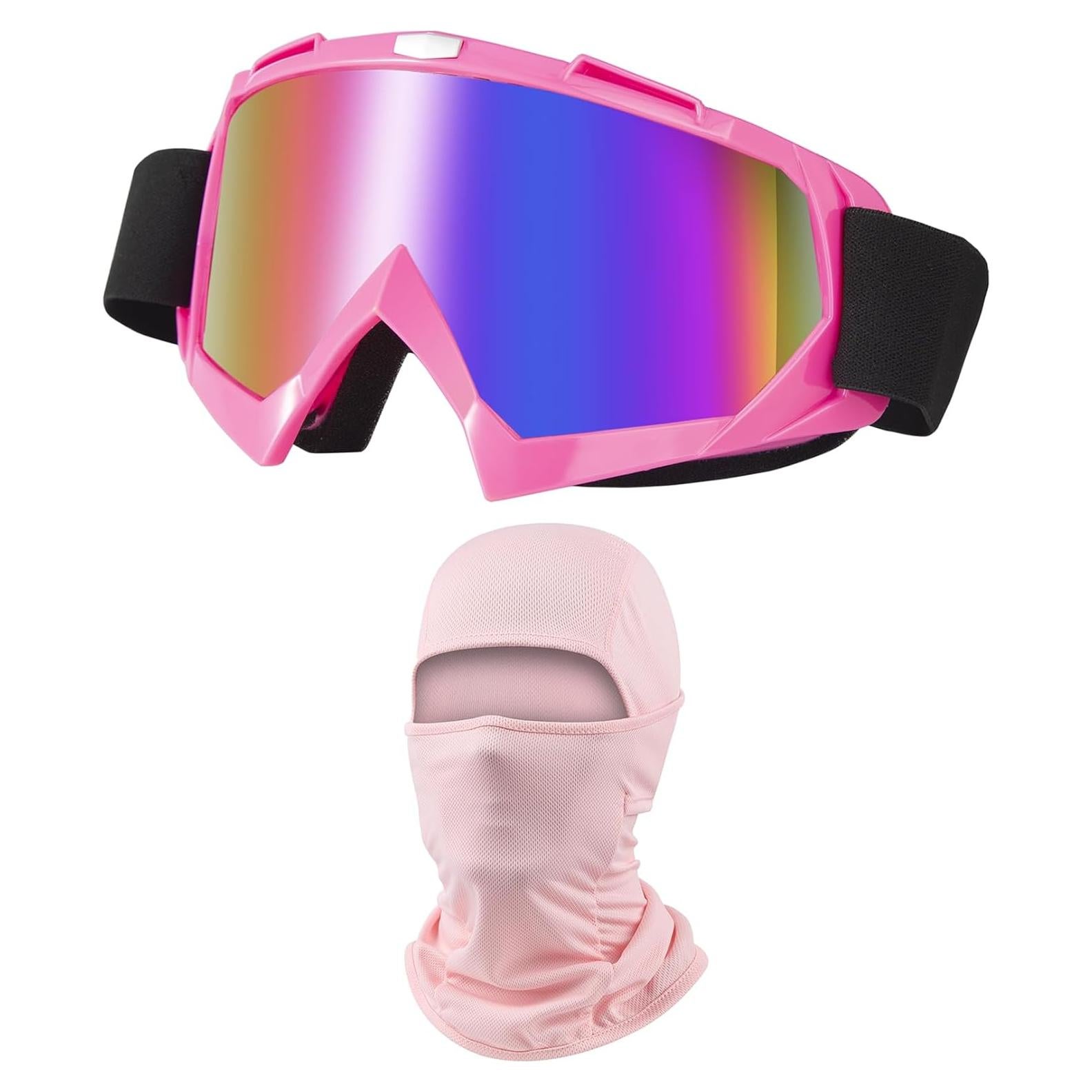 Gafas de Motocross Unisex con Protección UV y Pasamontañas