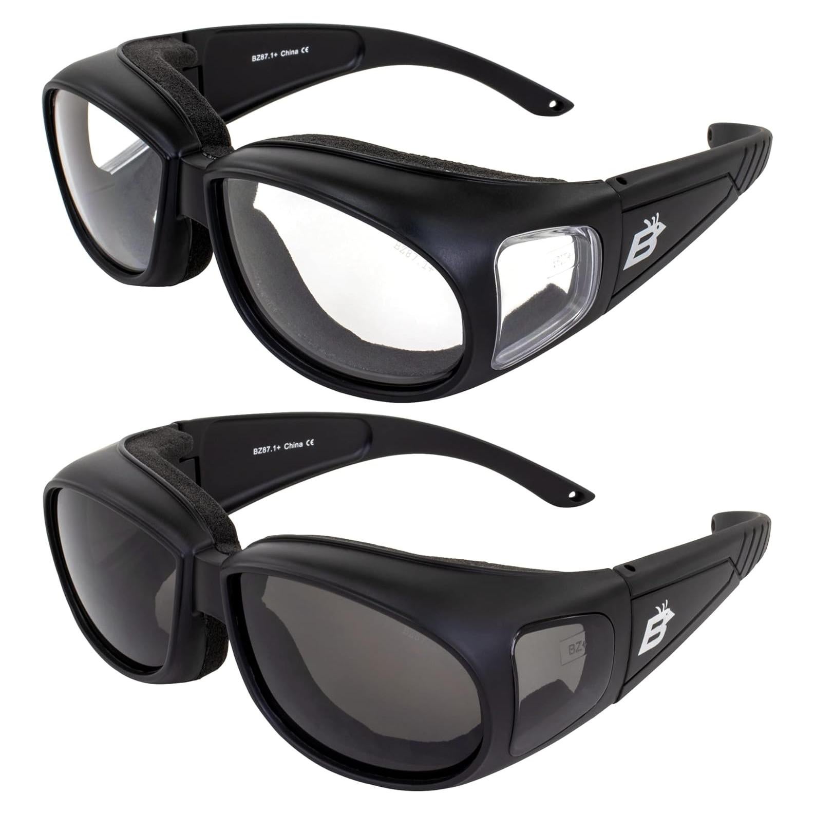 Gafas de Motocicleta Birdz Swallow con Almohadillas de Espuma