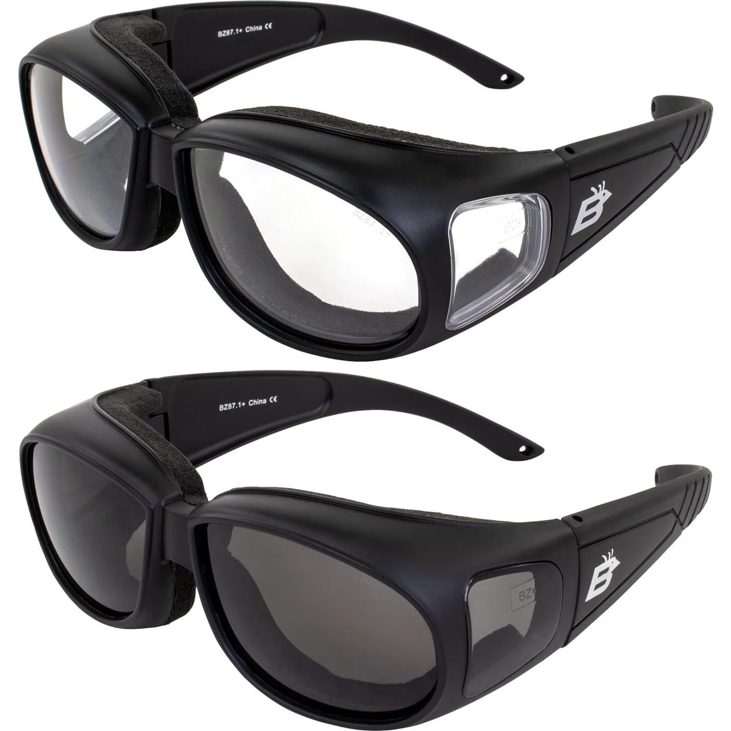 Gafas de Motocicleta Birdz Swallow con Almohadillas de Espuma