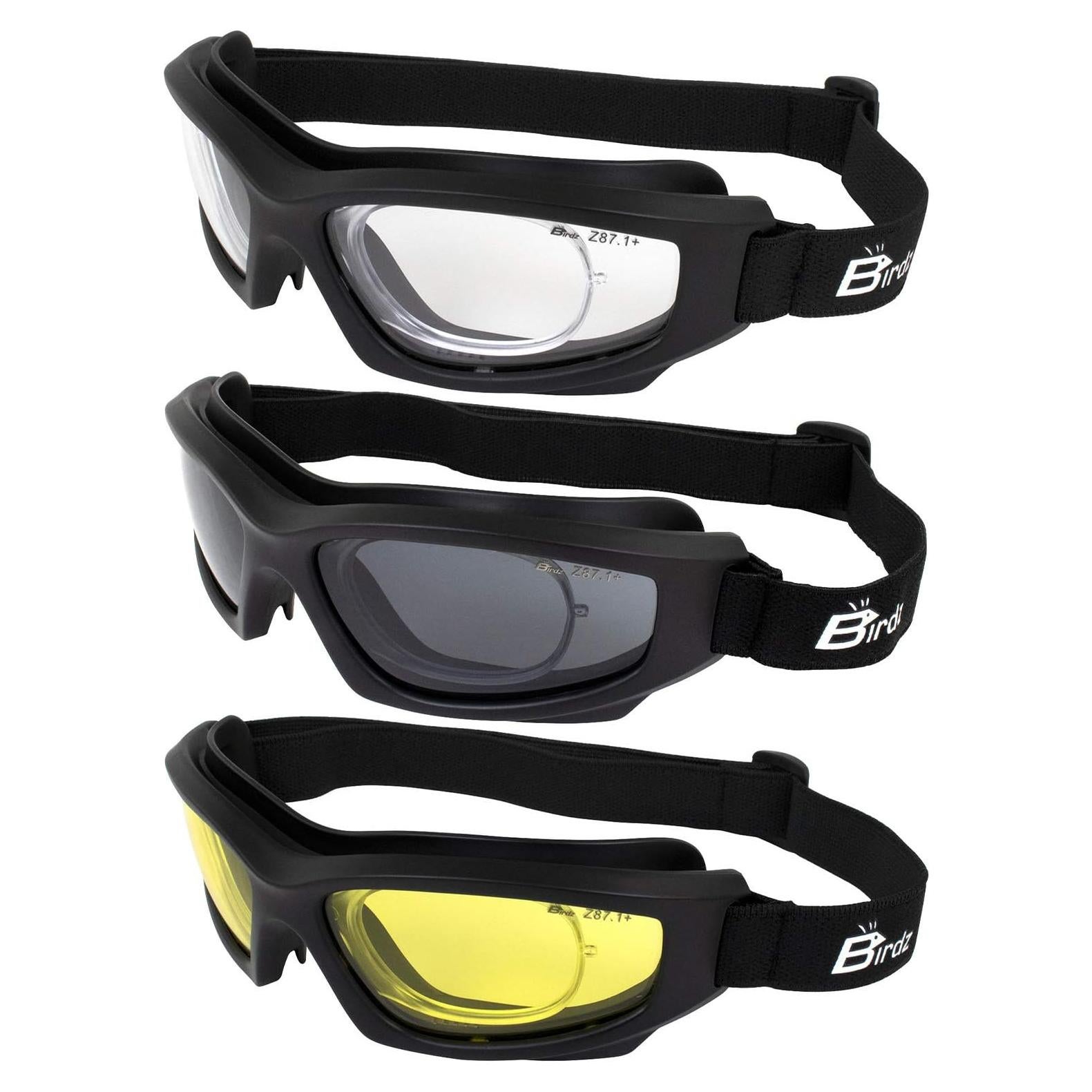 Gafas de Seguridad Birdz Flyer - 3 Lentes Intercambiables