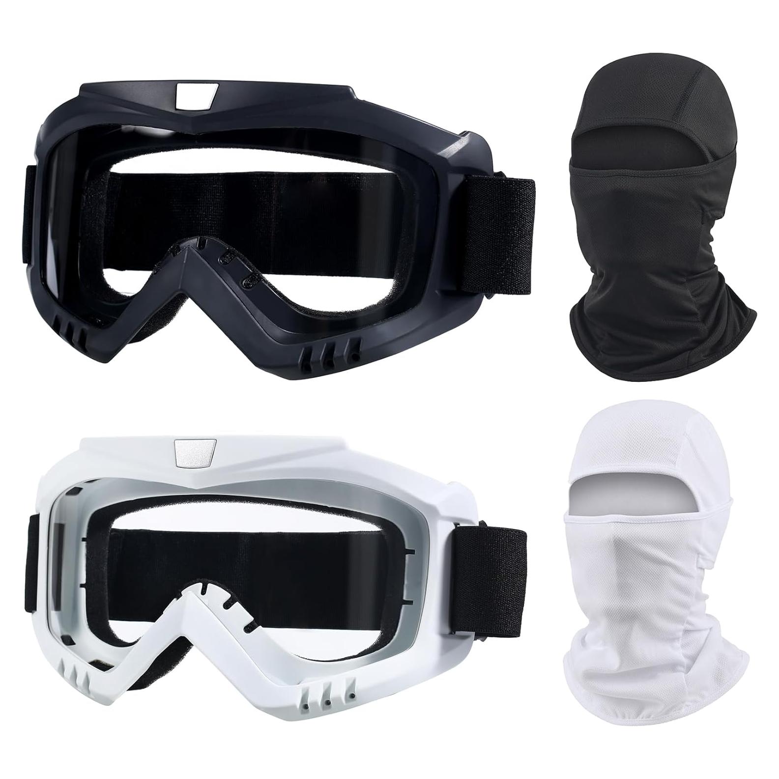 Gafas de Motocross LJDJ Lj22-01bw con Protección UV - 2 Paquetes