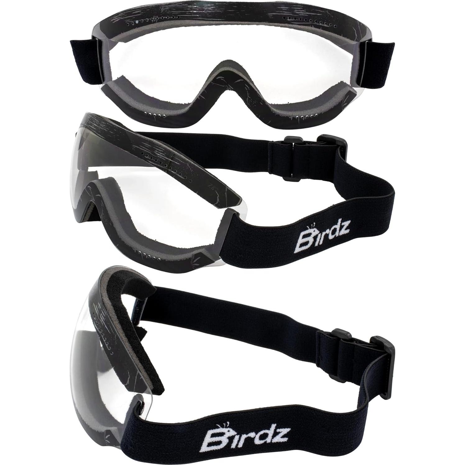 Gafas de Esquí Birdz Thrush con Lente Clara y Correa Ajustable