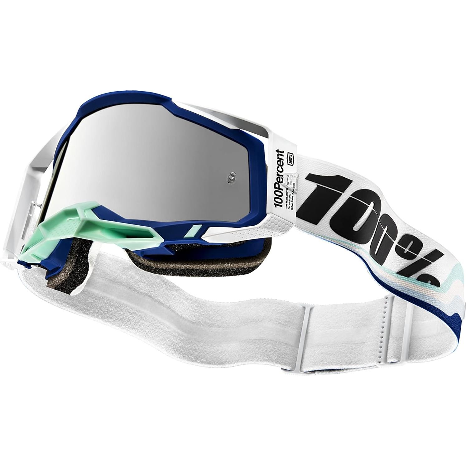 Gafas de protección 100% Racecraft 2 Arsham - Lente Espejo Plateado