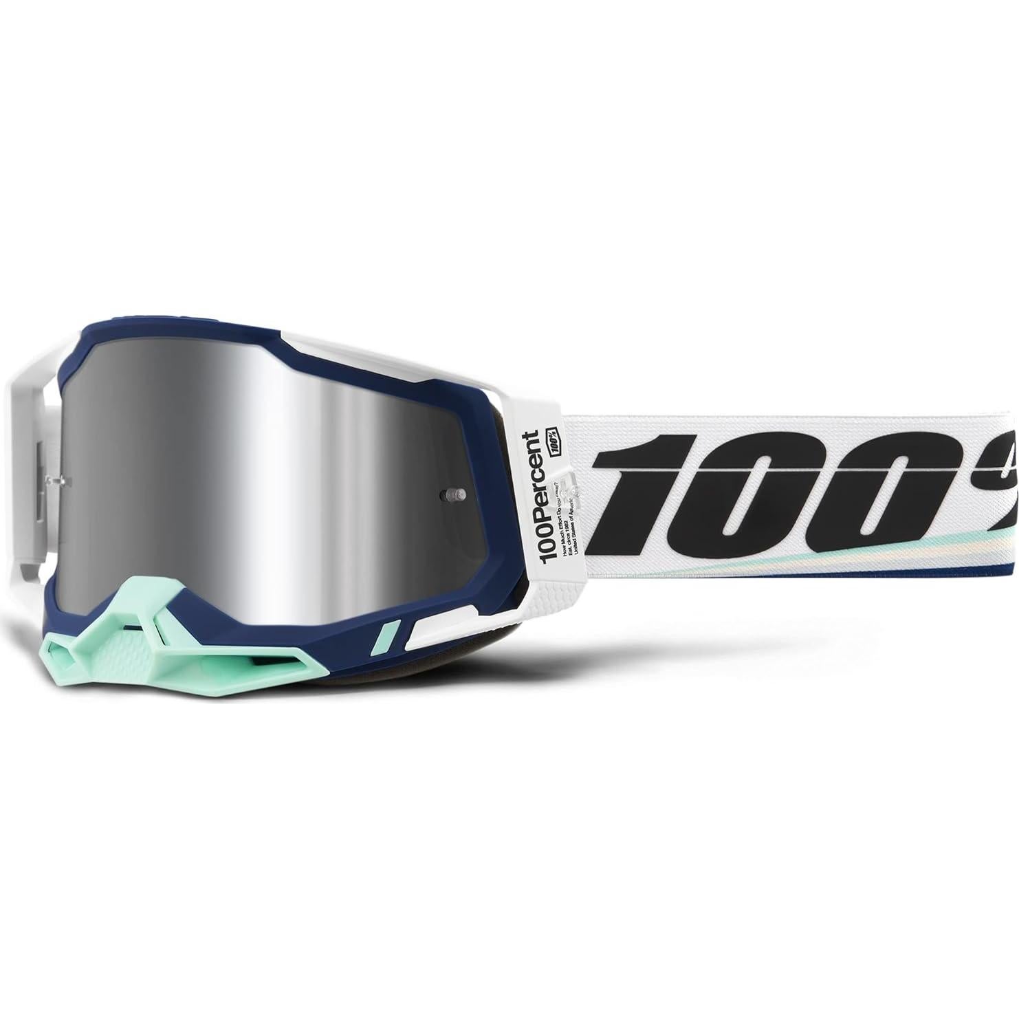 Gafas de protección 100% Racecraft 2 Arsham - Lente Espejo Plateado