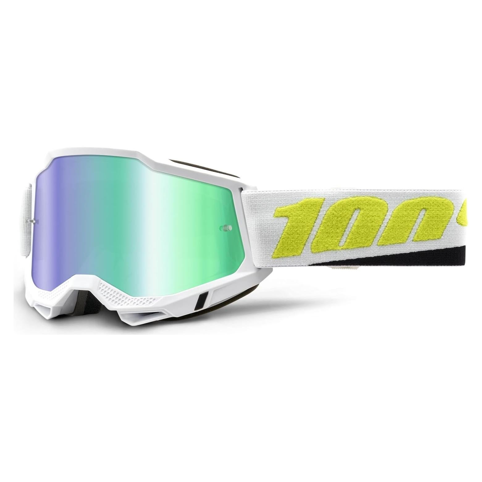 Gafas de Motocross 100% Accuri 2 Verde Espejo Adultos