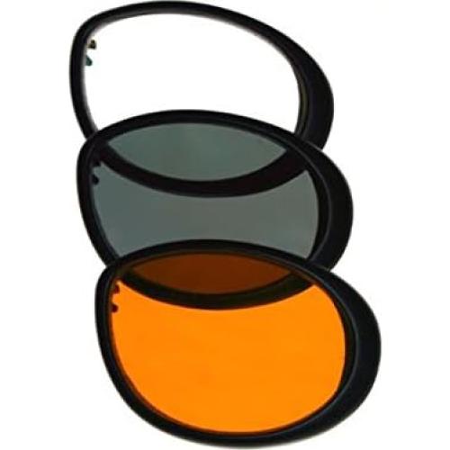 Gafas de Motocicleta Bobster Cruiser II con 3 Lentes Intercambiables