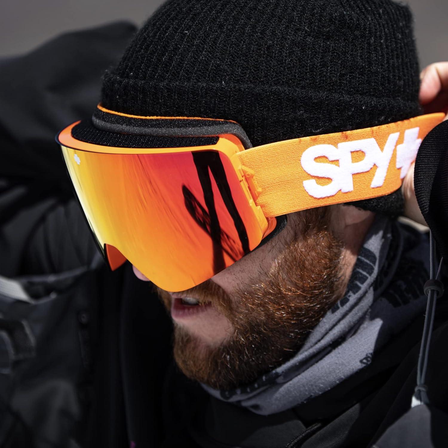 Gafas de Nieve SPY Optic Marauder HD+ Naranja con Lentes Espejo