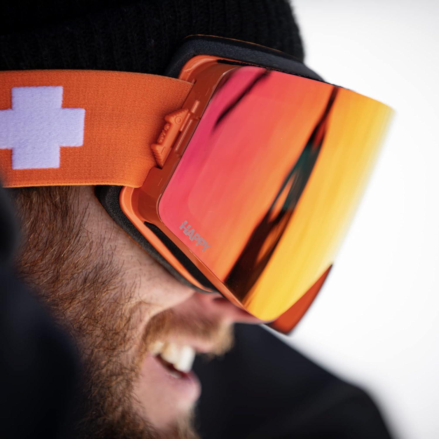 Gafas de Nieve SPY Optic Marauder HD+ Naranja con Lentes Espejo