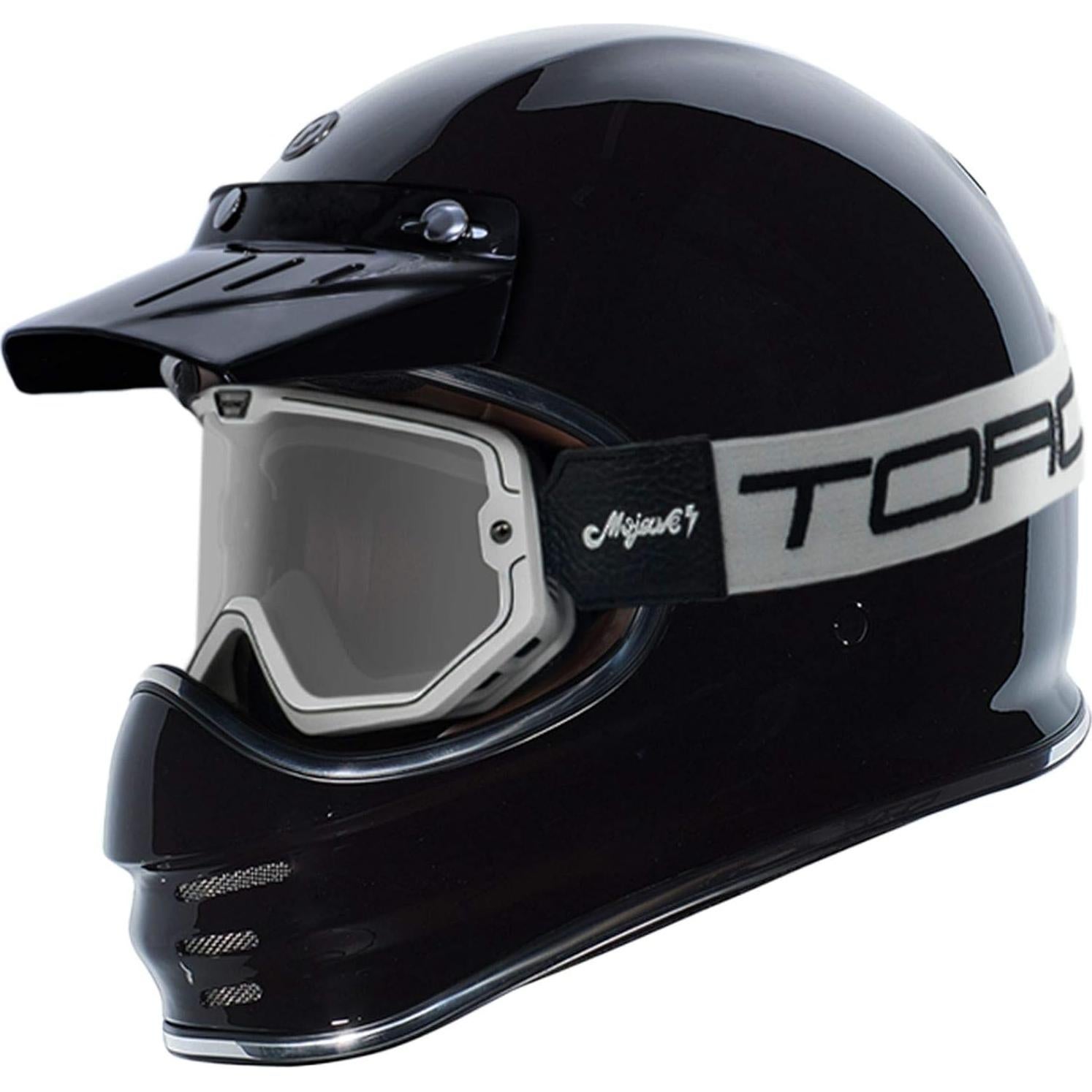 Casco TORC Mojave Goggle Unisex Adulto Blanco Negro