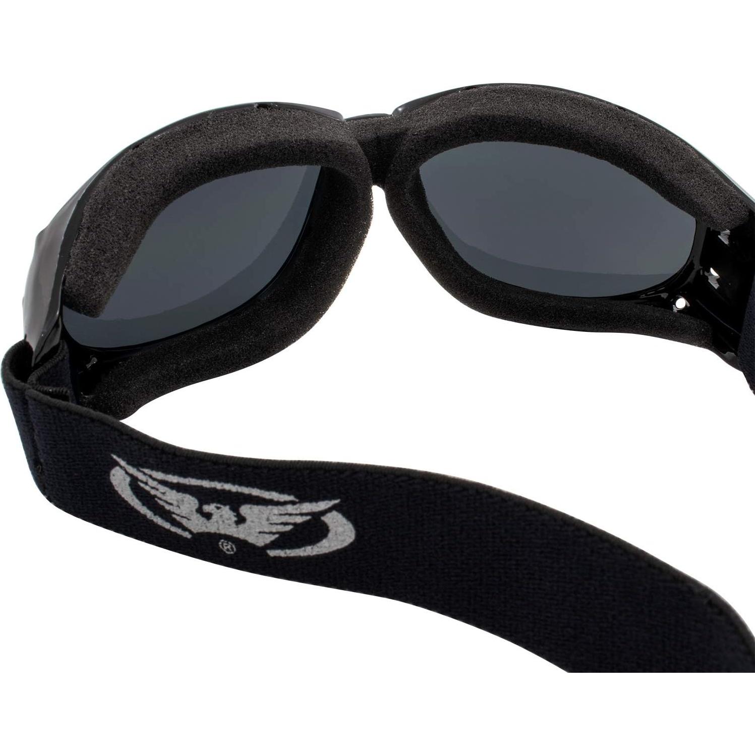 Gafas de Moto Global Vision Red Baron con Lentes Oscuros y Claros