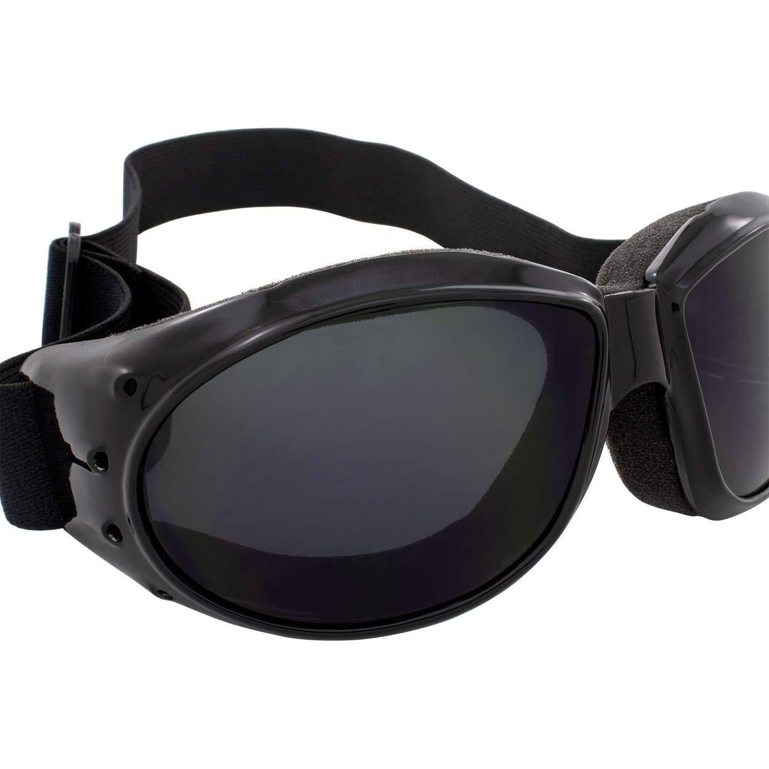 Gafas de Moto Global Vision Red Baron con Lentes Oscuros y Claros