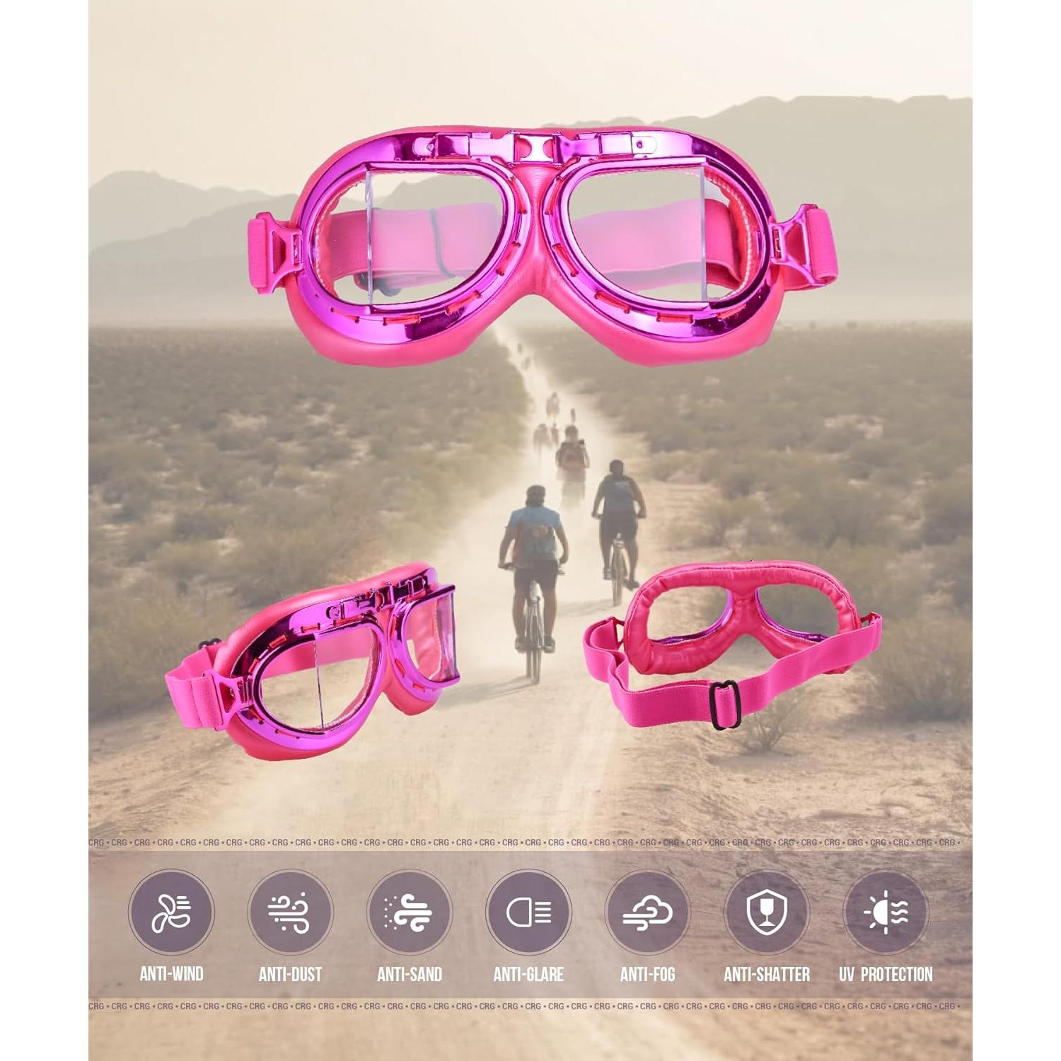 Gafas de Motocicleta CRG Sports Estilo Aviador UV 100%