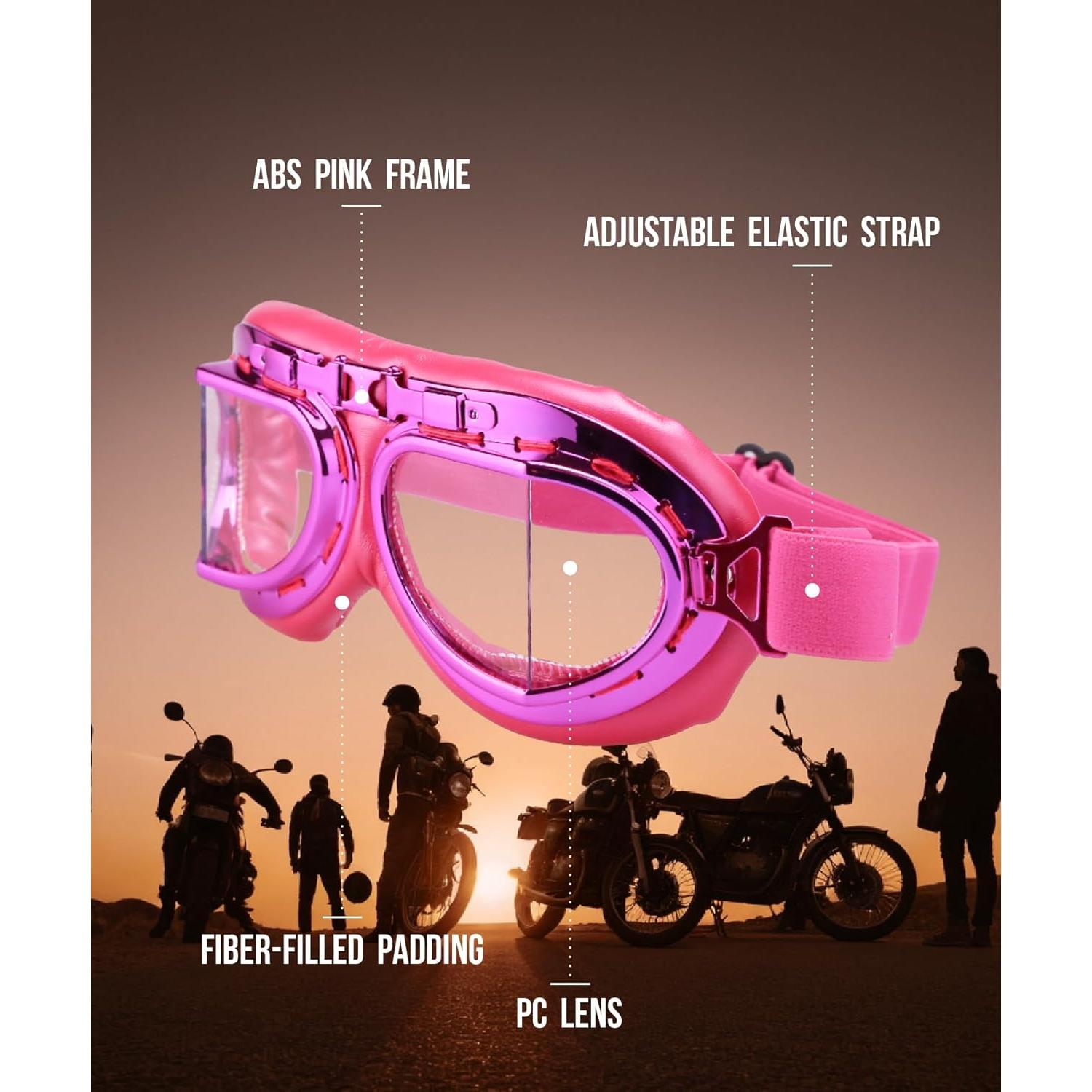 Gafas de Motocicleta CRG Sports Estilo Aviador UV 100%