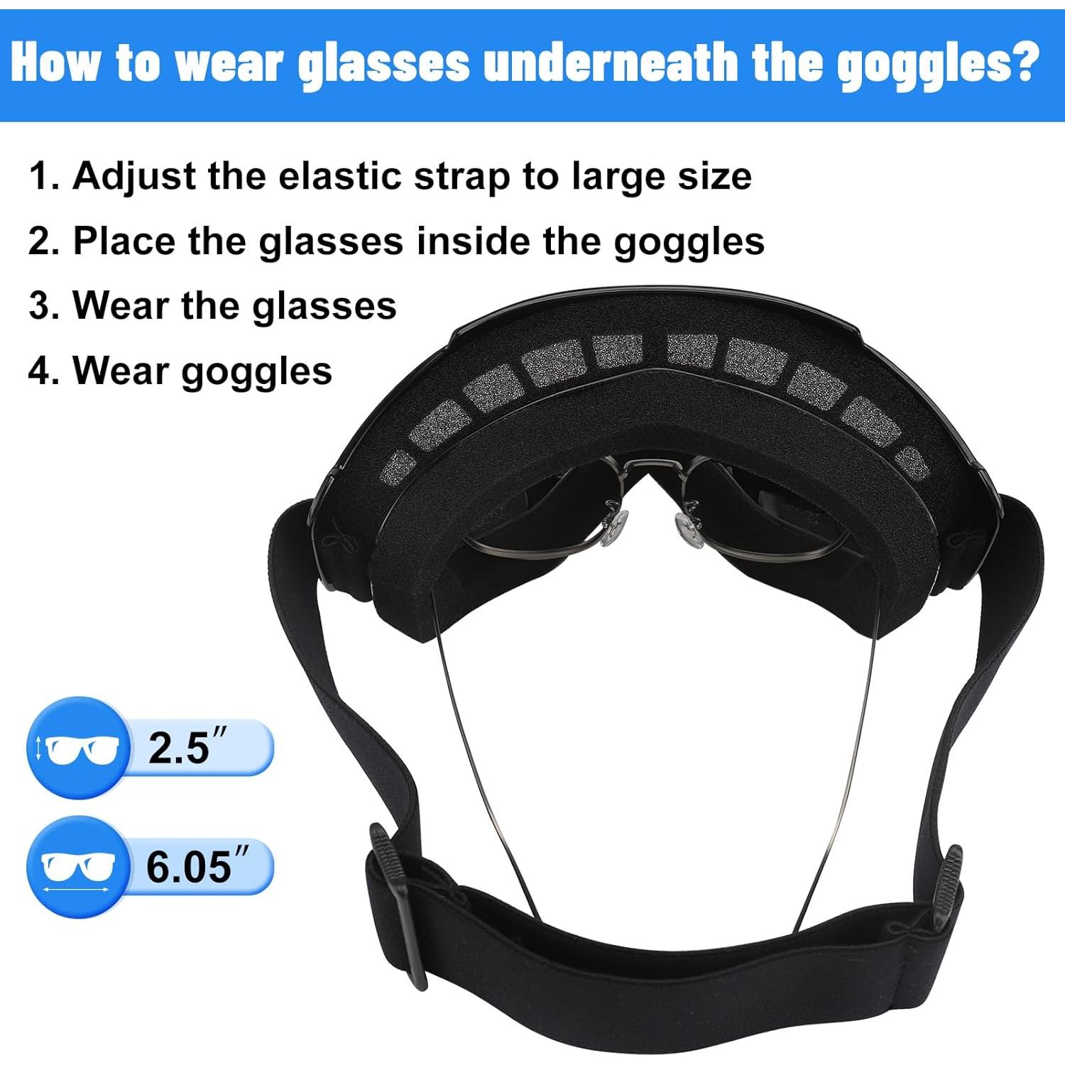 Gafas de Motocross 4-FQ 2-Pack con Bufanda Facial Transpirable