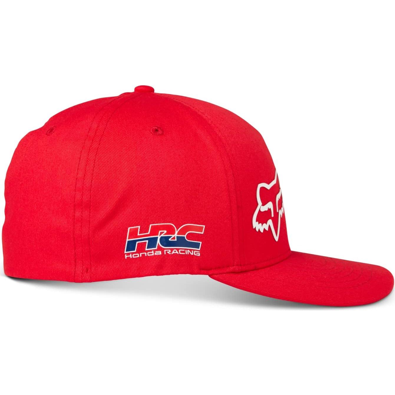 Gorra Flexfit Fox X Honda Estándar Hombre Rojo Llama