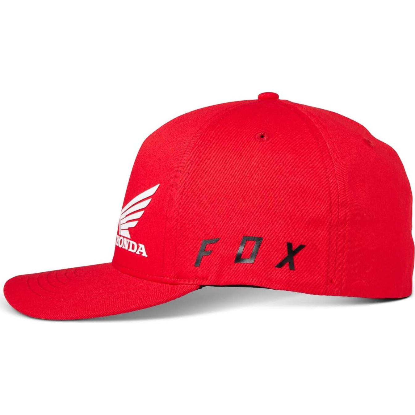 Gorra Flexfit Fox X Honda Estándar Hombre Rojo Llama