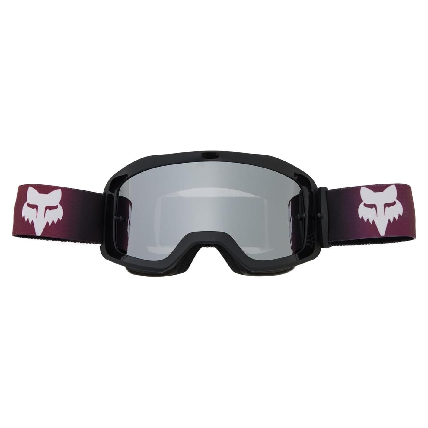 Gafas de Motocross Juveniles Fox Racing Main Flora Negro/Blanco
