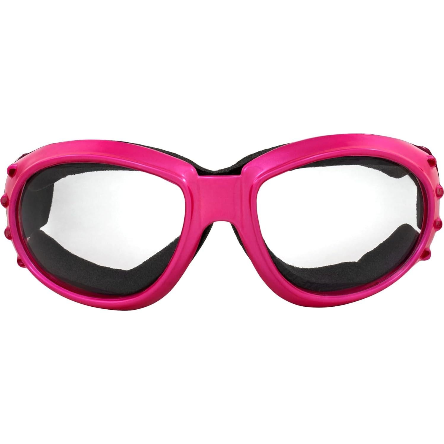 Gafas de Moto Birdz Eyewear Eagle - 3 Pares Rosa con Lentes